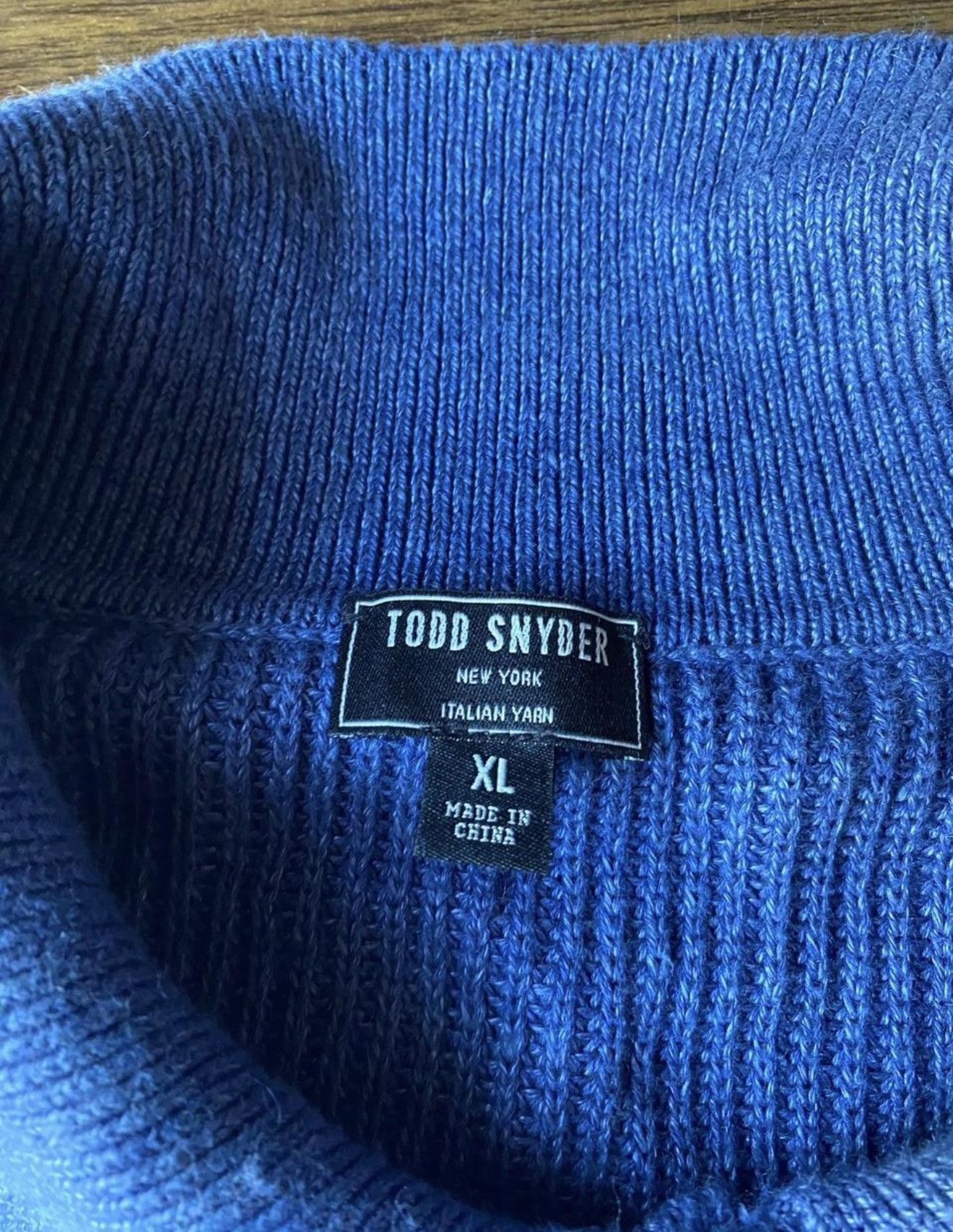 Todd Snyder Todd Snyder long sleeve knitted pol Size US XL / EU 56 / 4 - 4 Thumbnail