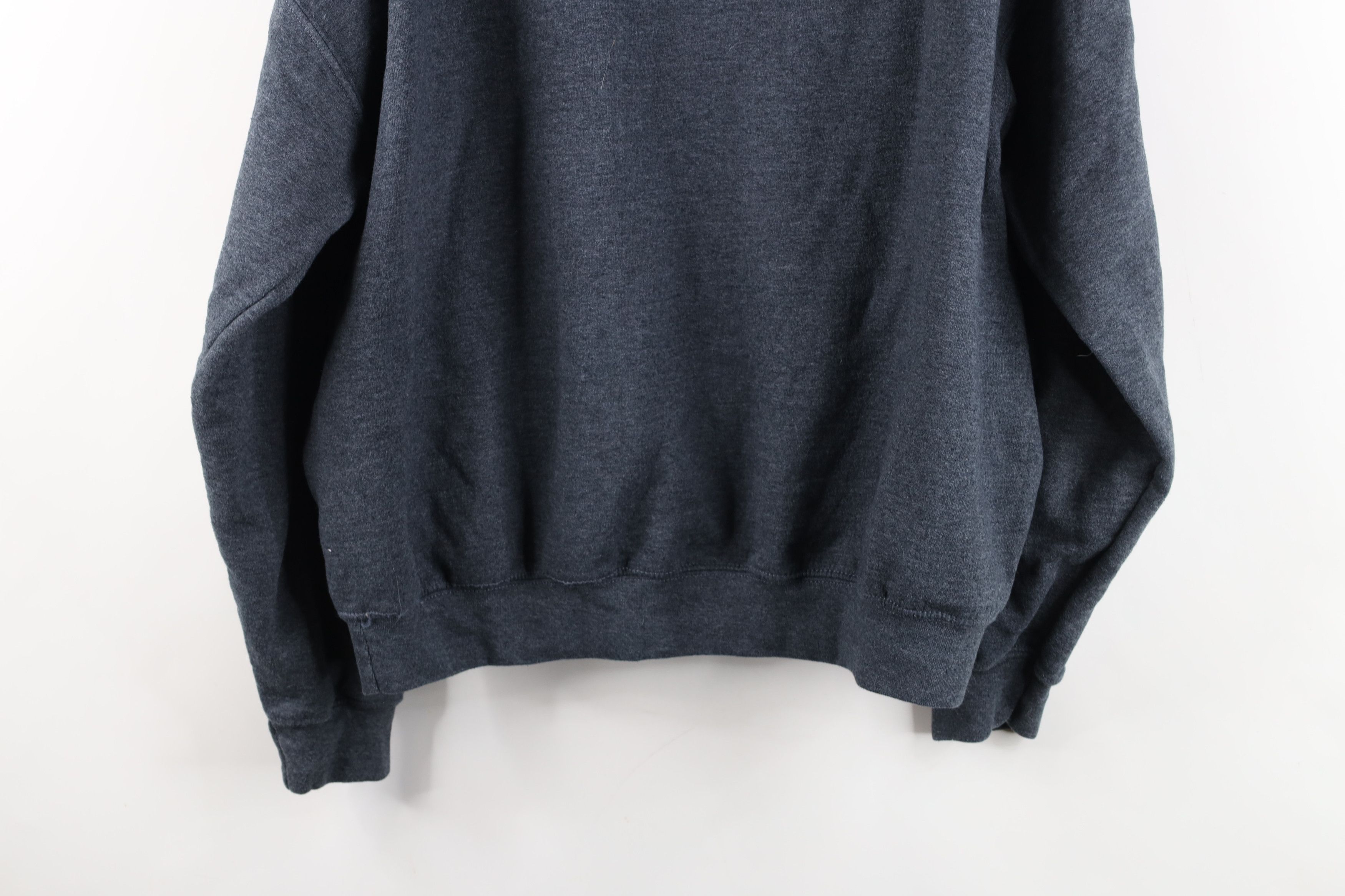 Vintage Vintage 90s Y2K Streetwear Boxy Fit Hoodie Sweatshirt Gray Size US XXL / EU 58 / 5 - 10 Thumbnail