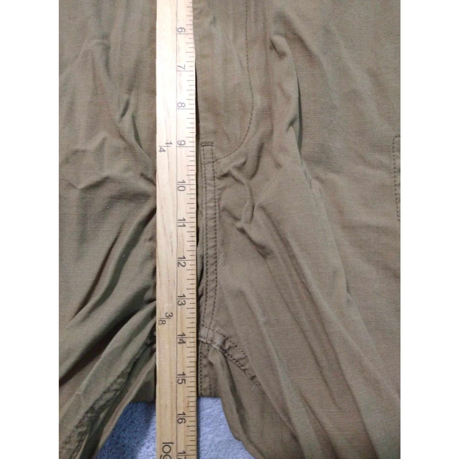 Levi's Levi's Shorts Mens 38 Brown Cargo Military Utility Ripstop Street Wear Grunge Size US 38 / EU 54 - 4 Thumbnail