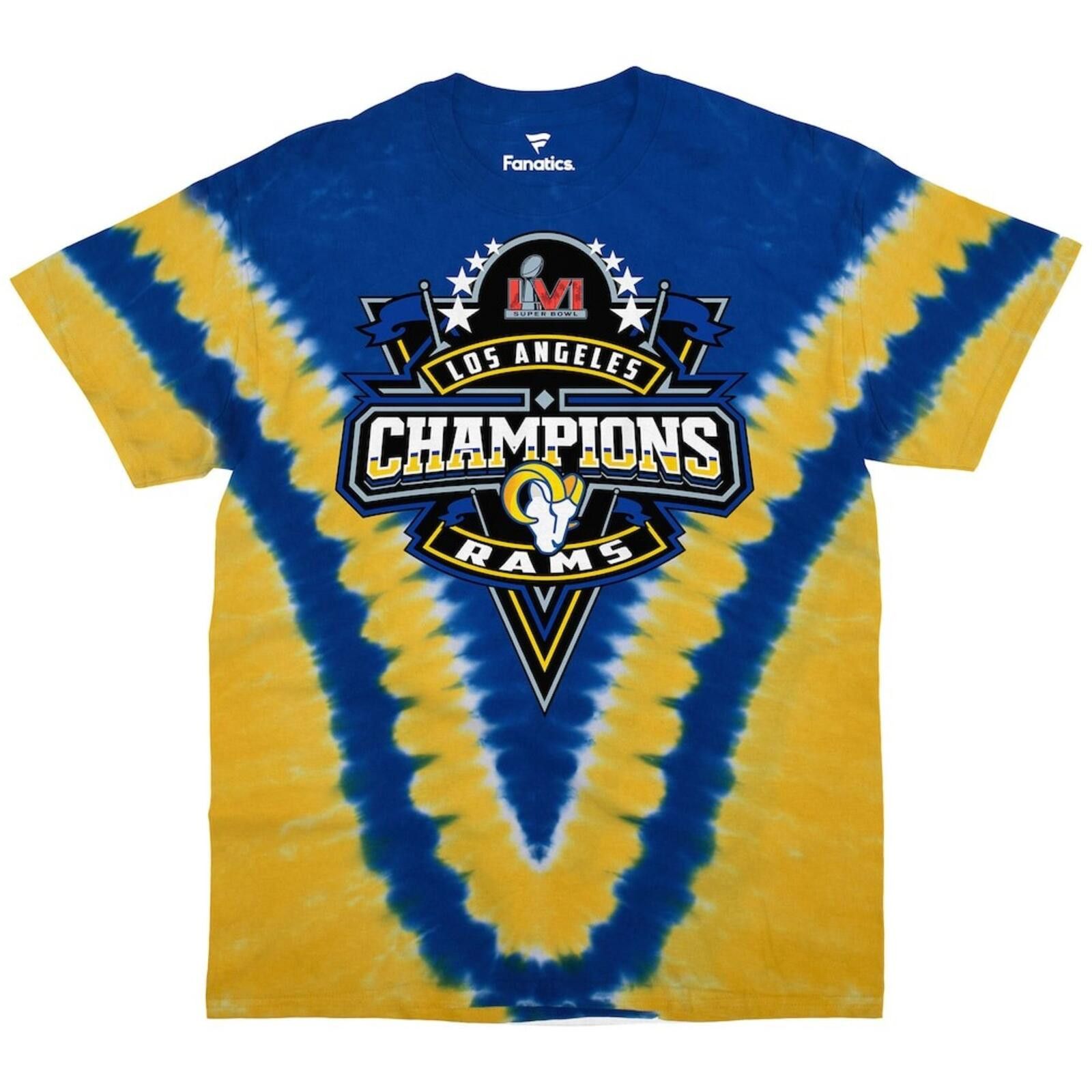 Other LA Rams Fanatics Super Bowl LVI Champions Tie Dye Mens Sz L Size ONE SIZE - 1 Preview