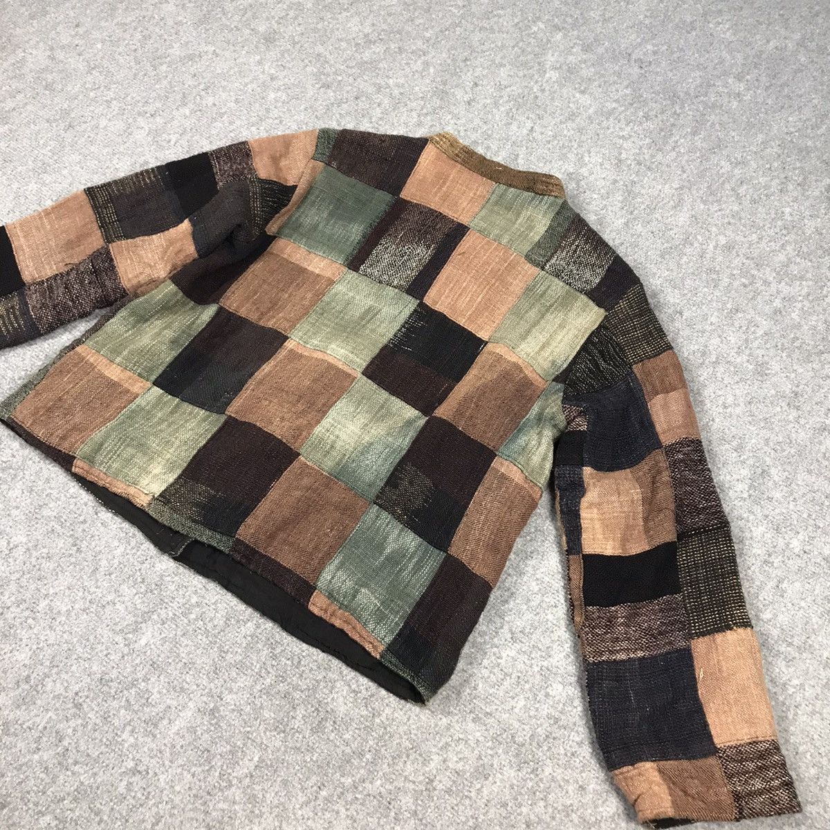 Japanese Brand BORO PATCHWORK JAPAN STYLE BUTTON WOMNA JACKET Size S / US 4 / IT 40 - 11 Thumbnail