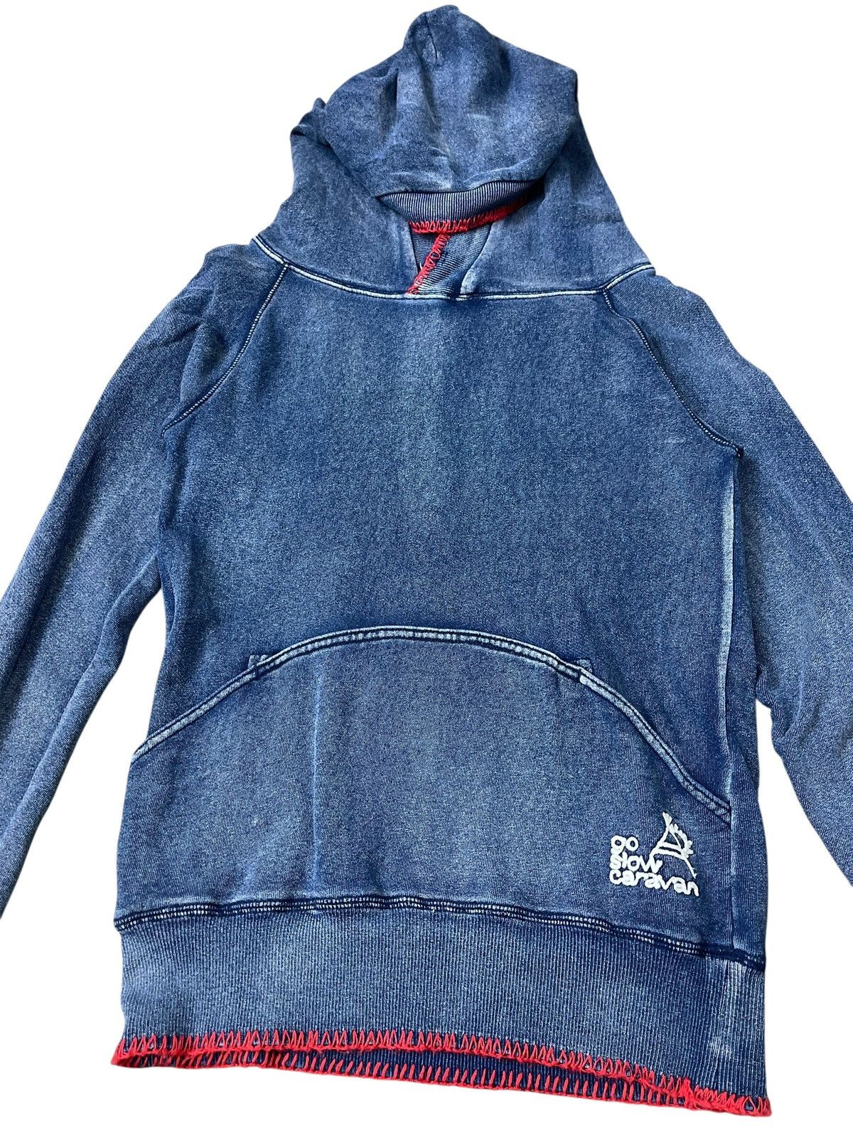 go slow caravan Vintage Go Slow Caravan Hoodie Streetwear Size US S / EU 44-46 / 1 - 2 Thumbnail