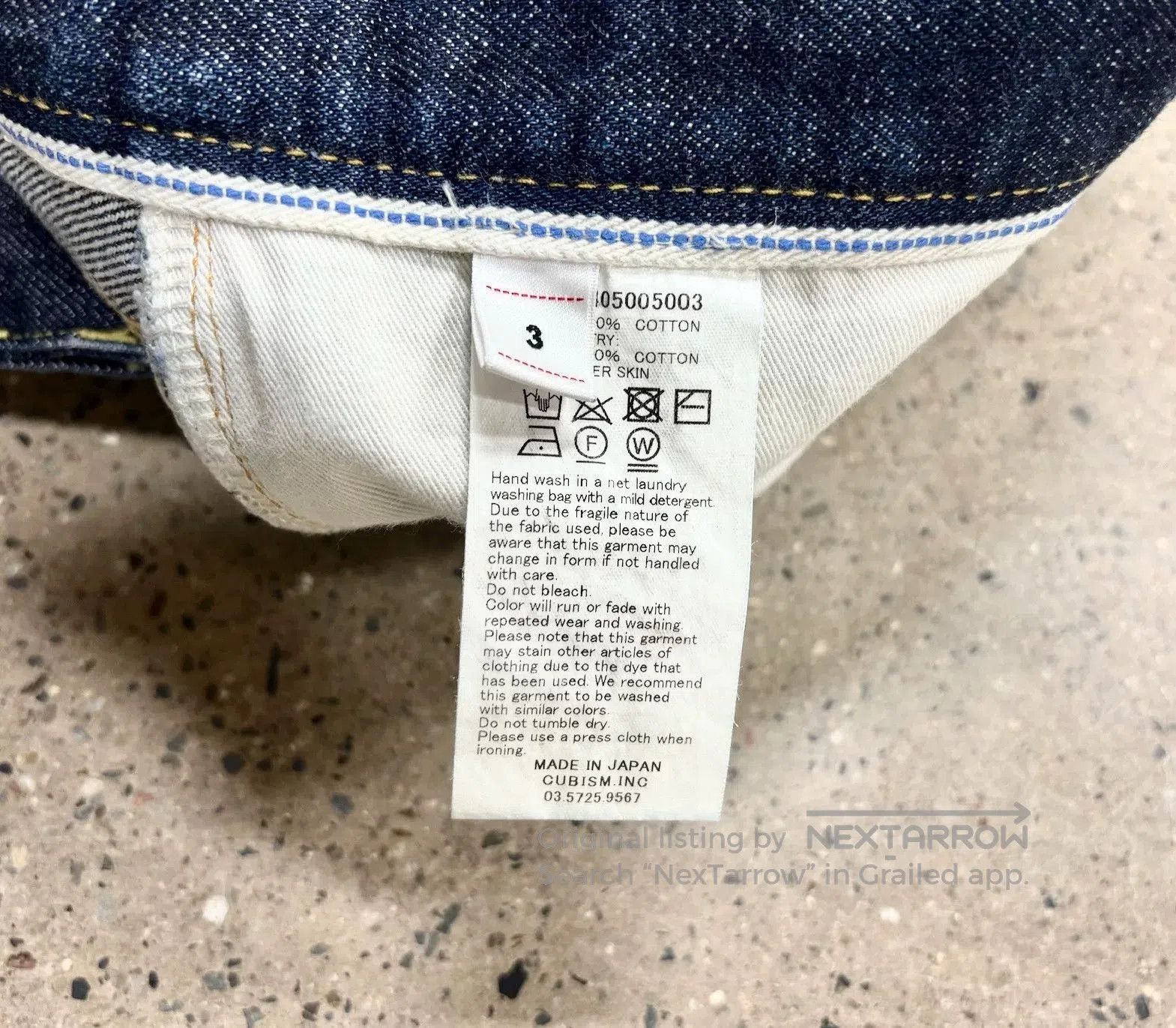 Visvim visvim journeyman pants tacked raw denim. Size US 30 / EU 46 - 9 Thumbnail