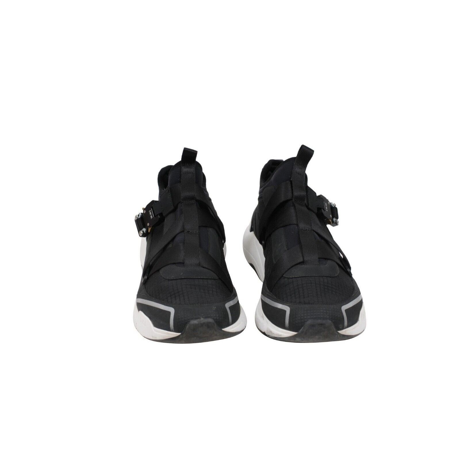 Dior Black White Nylon Alyx B24 Runtek Sneakers Size US 12 / EU 45 - 2 Thumbnail