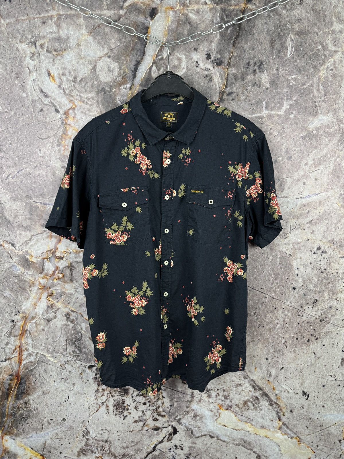 Other × Wrangler Men’s Billabong Wrangler Shirt Button Up Streetwear Size M Size US M / EU 48-50 / 2 - 1 Thumbnail