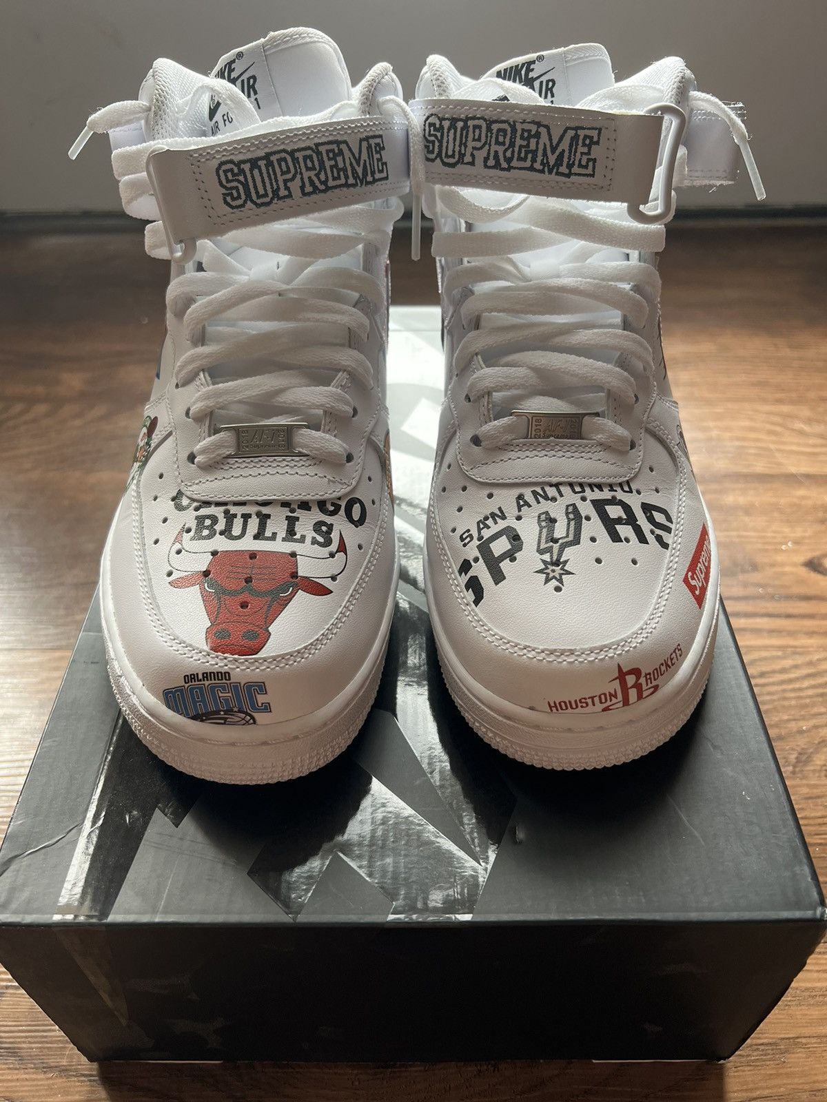 Nike Supreme/NBA Air force 1 high Size US 9 / EU 42 - 3 Thumbnail