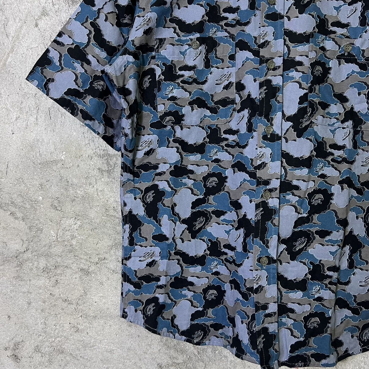Bape × Kaws Bape x Kaws - Cloud Camo Work Shirt Size US L / EU 52-54 / 3 - 4 Thumbnail