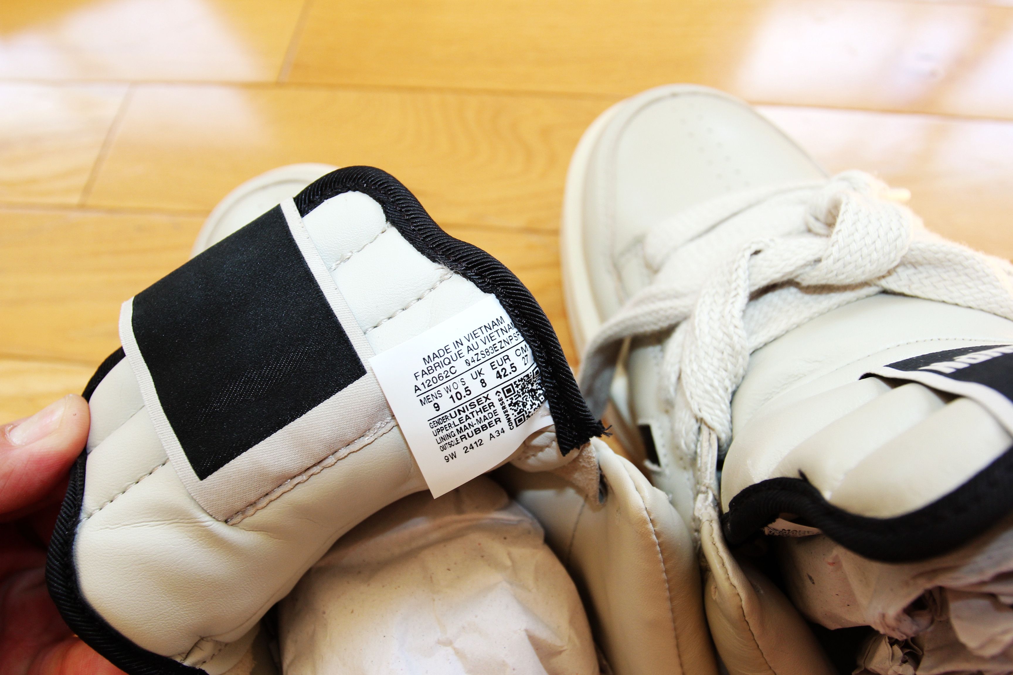 Converse × Rick Owens Drkshdw BNWT SS25 RICK OWENS DRKSHDW TURBOWPN OX SNEAKERS OYSTER 9 Size US 9 / EU 42 - 6 Thumbnail