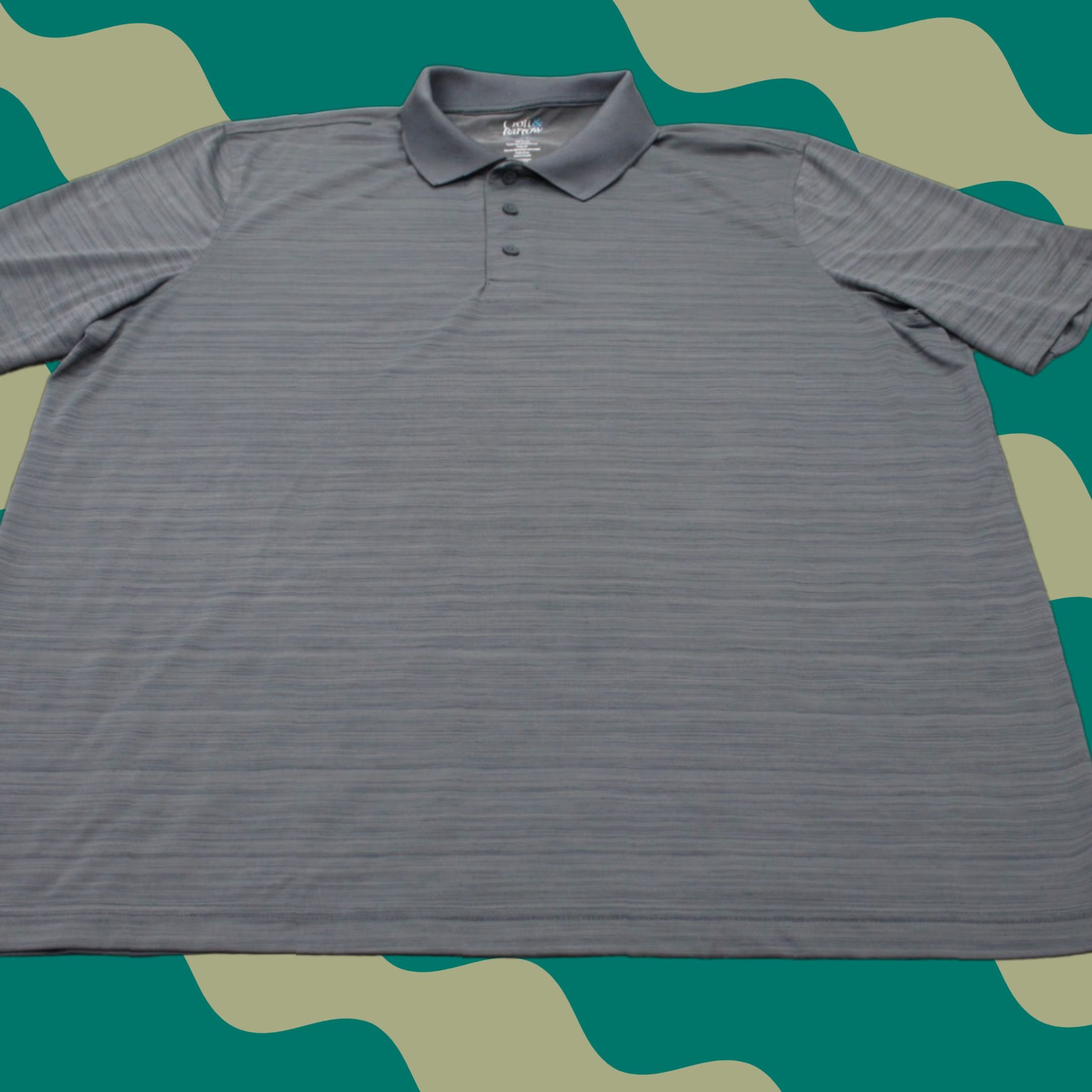 Croft & Barrow Croft & Barrow Polo Shirt Mens XL Gray Quick Dry 100% Polyester S/S Pullover Shirt Size US XL / EU 56 / 4 - 1 Thumbnail