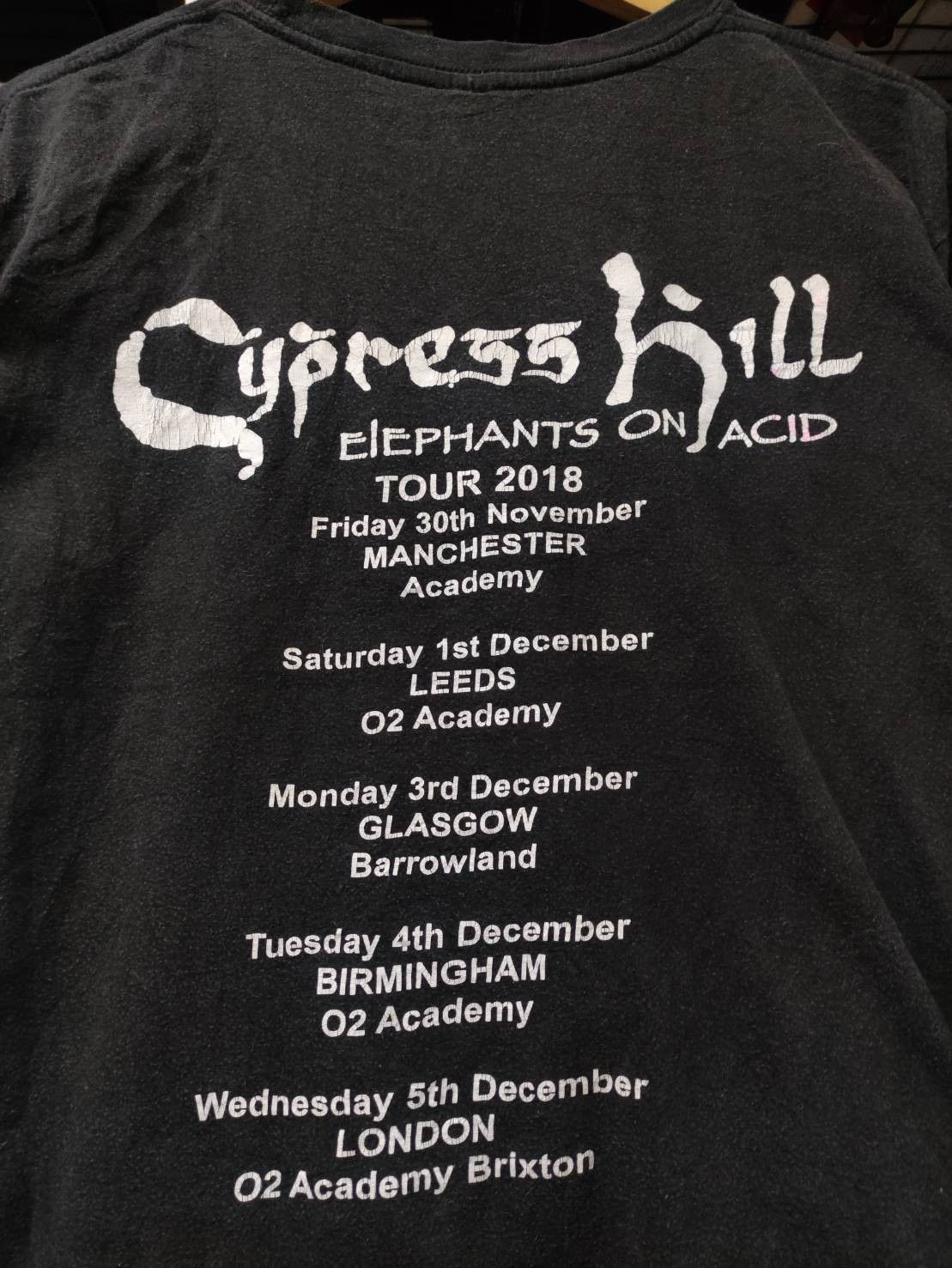 Band Tees Cypress Hill " Elephants on Acid " Album Promo Tour T-Shirt Size US M / EU 48-50 / 2 - 10 Thumbnail
