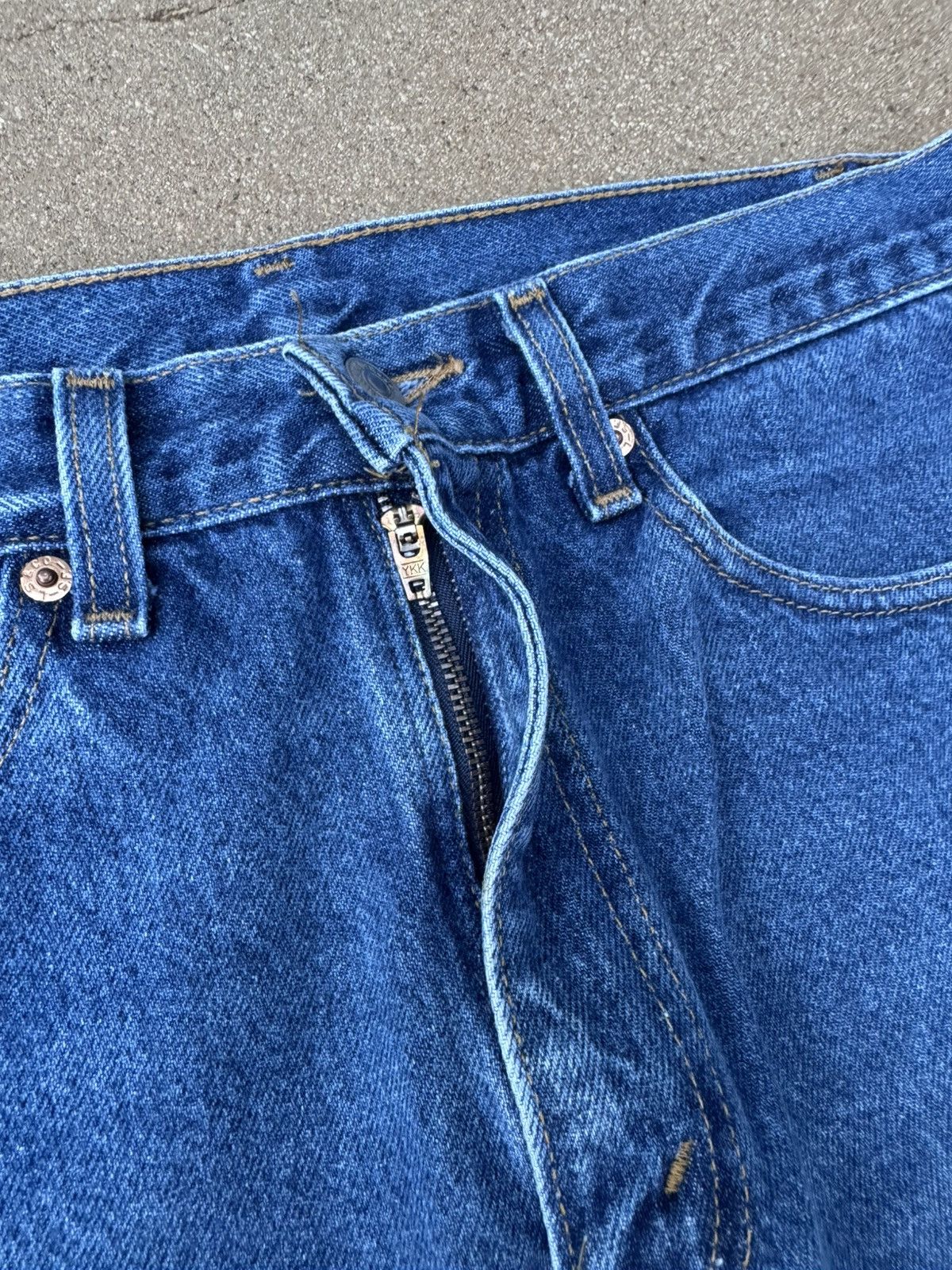 Levi's Vtg 90’s Levi’s 517 Red Tab Bootcut Flare Denim Jeans 31x30 Size US 31 - 5 Thumbnail