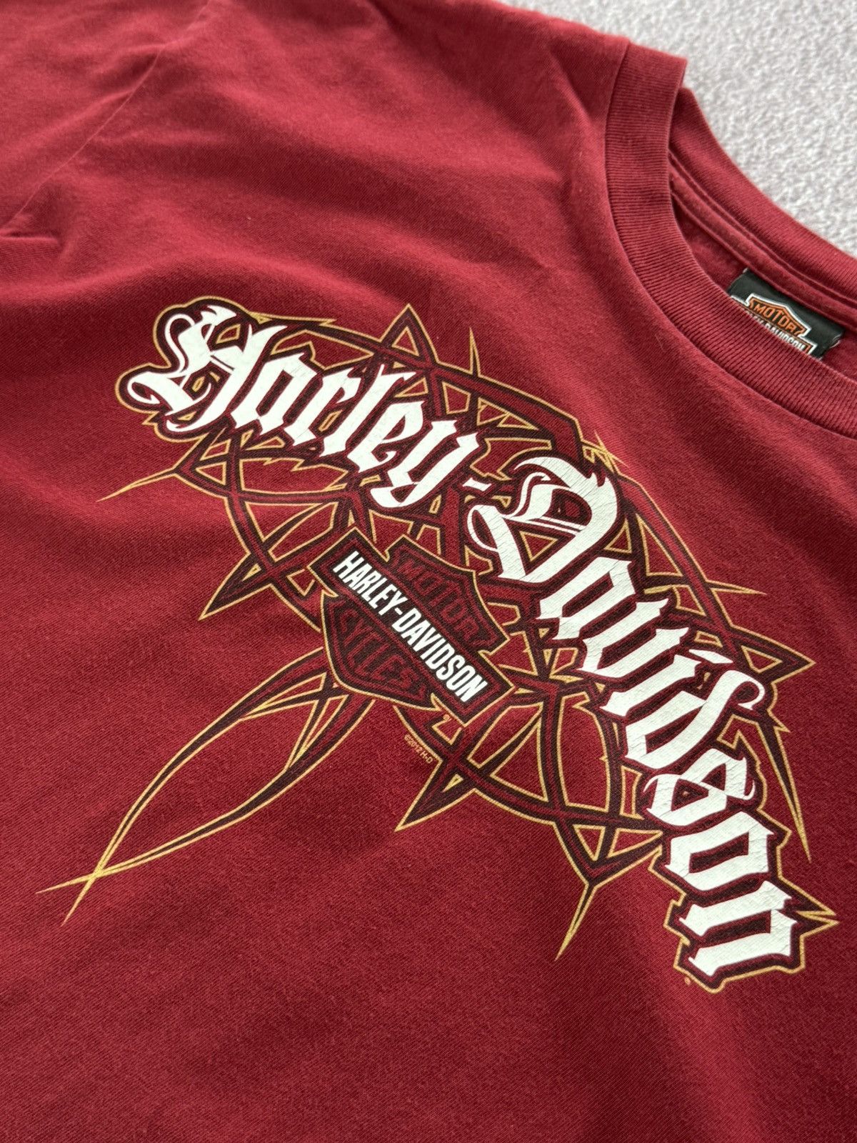 Harley Davidson Vintage Harley Davidson Grunge T-Shirt Size US M / EU 48-50 / 2 - 7 Thumbnail