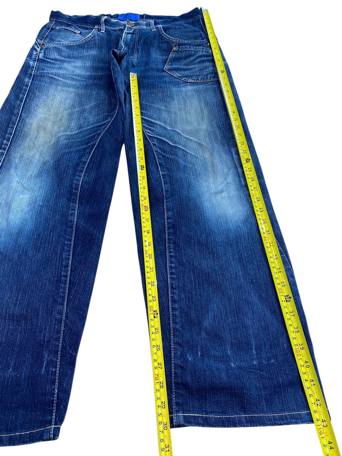 Edwin Vintage Edwin E Function Whiskers Style Baggy Jeans Size US 36 / EU 52 - 7 Thumbnail