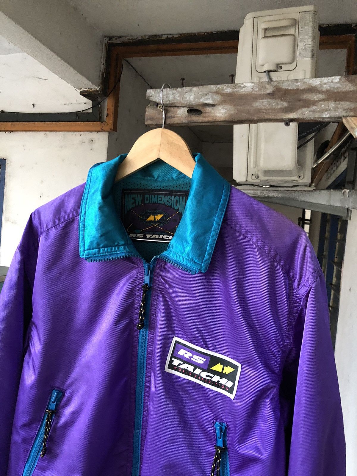 Japanese Brand Vintage 90s Taichi Rs Racing Sport New Dimension Bomber Size US M / EU 48-50 / 2 - 8 Thumbnail