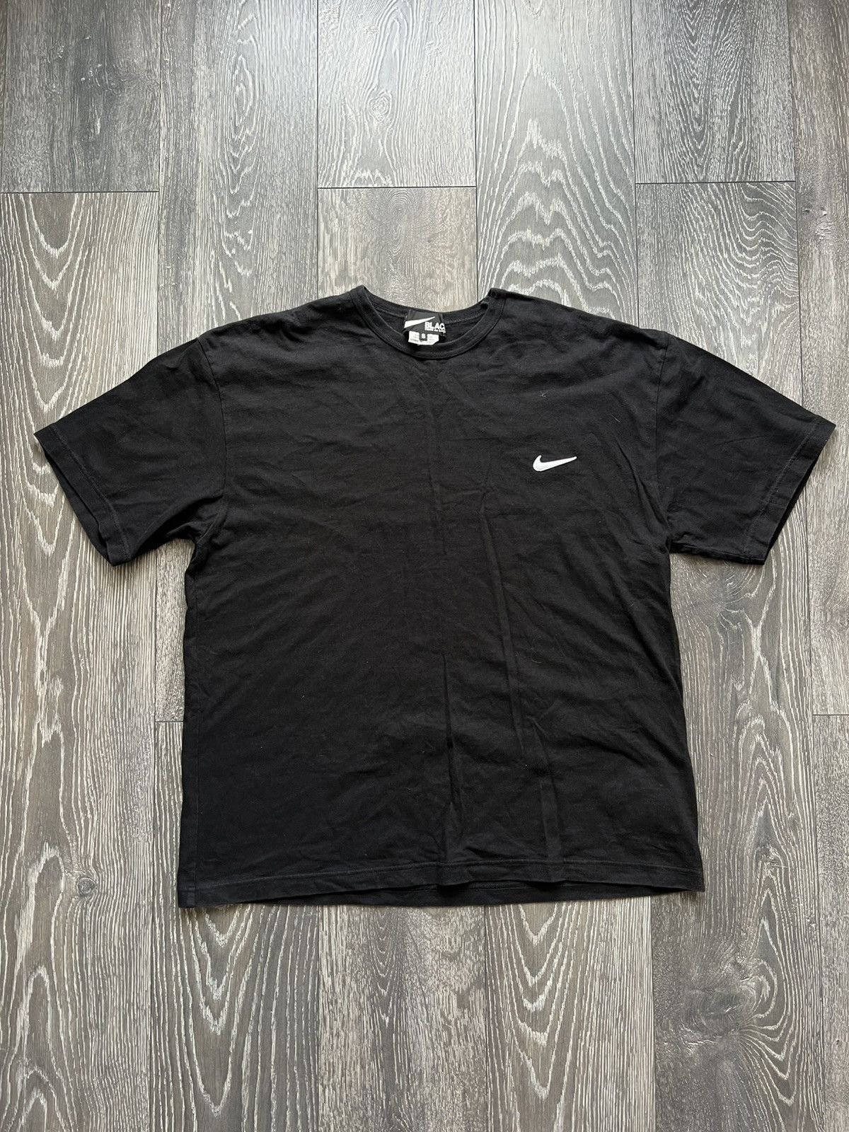Comme des Garcons Black CDG Black X Nike Logo T-Shirt DS Size US S / EU 44-46 / 1 - 1 Thumbnail