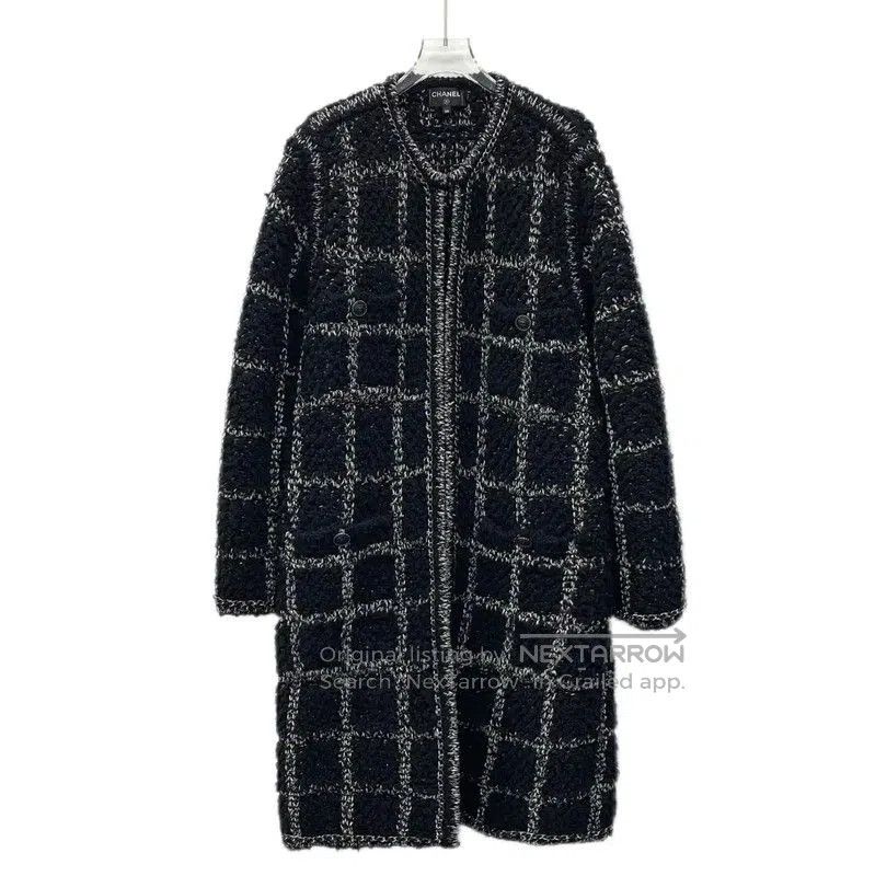 Chanel Chanel Black Wool Women's Coat . Size S / US 4 / IT 40 - 1 Thumbnail