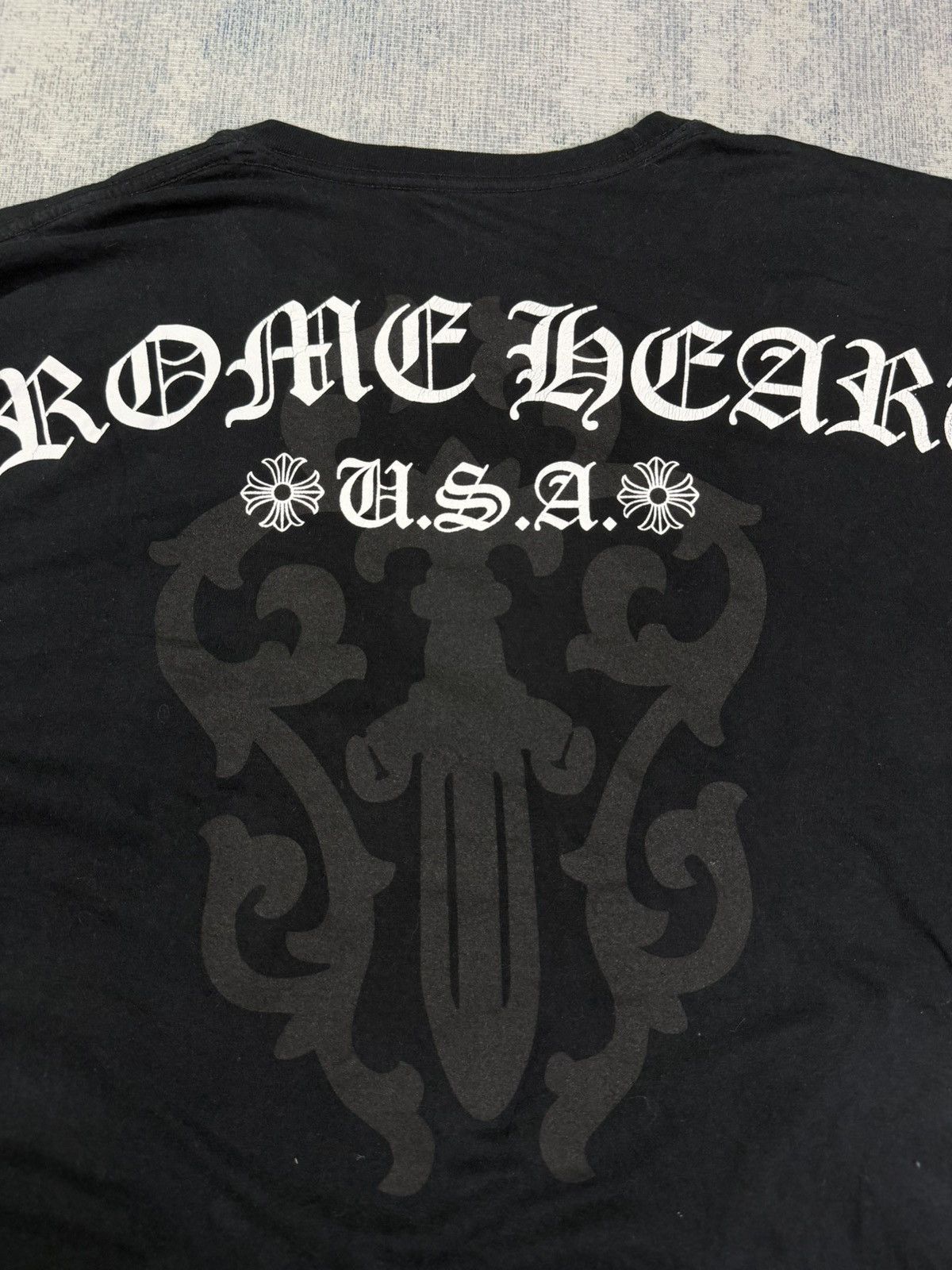 Chrome Hearts Shoulder Script Tonal Dagger Size US XL / EU 56 / 4 - 7 Thumbnail