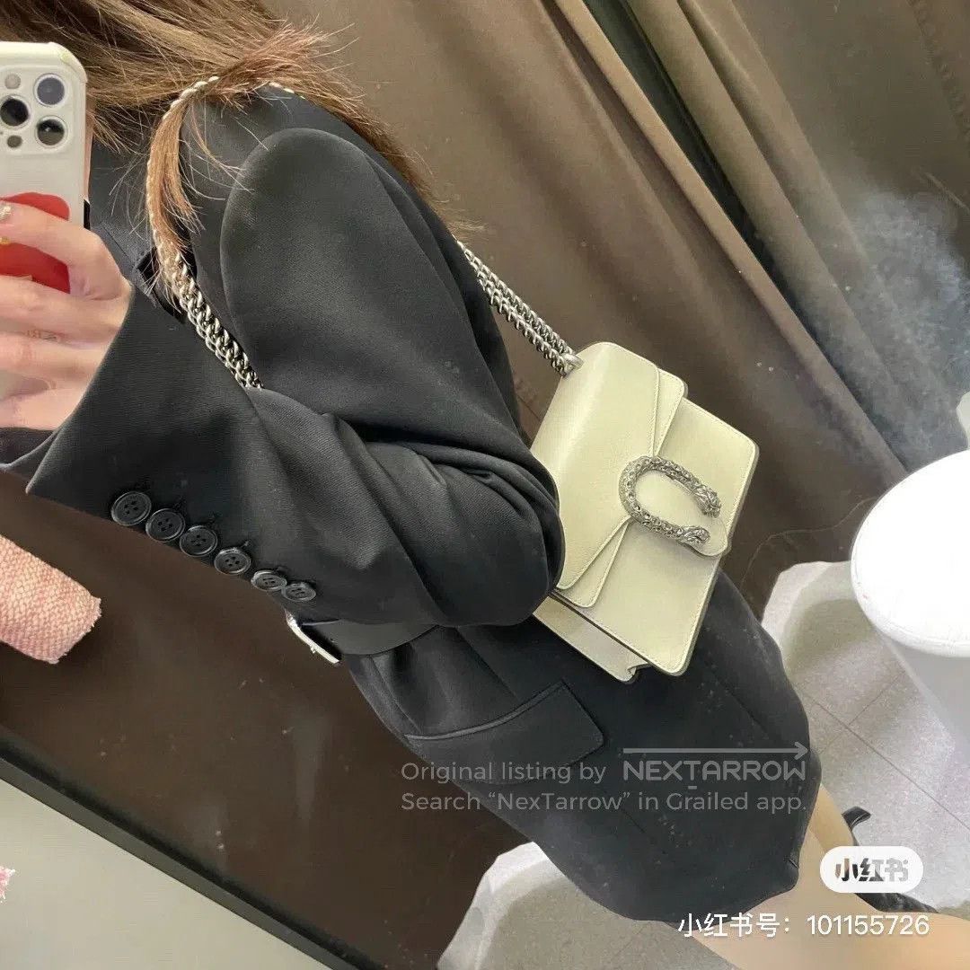 Gucci Gucci Small White Leather Dionysus. Size ONE SIZE - 6 Thumbnail