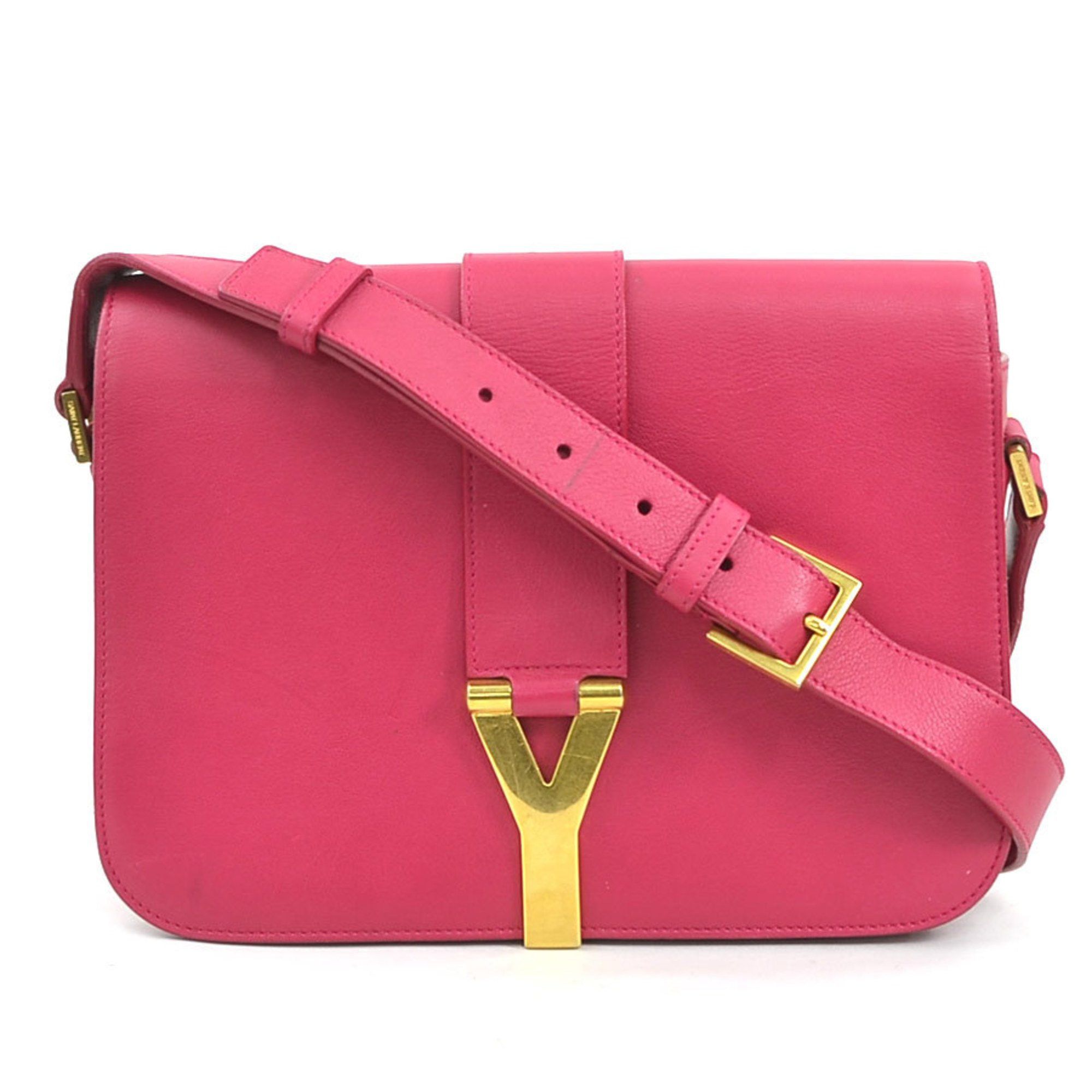 Saint Laurent Paris Saint Laurent shoulder bag, leather, pink, women's, 311214 56174a Size ONE SIZE - 1 Thumbnail