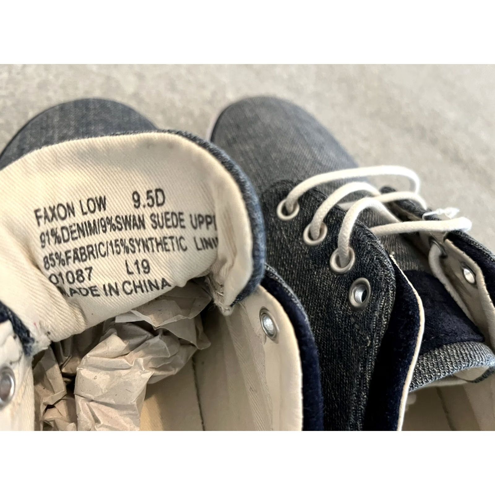 Polo Ralph Lauren Polo Ralph Lauren Faxon Low Denim Swan Suede Big Pony Shoes Mens Size 9.5 New Size US M / EU 48-50 / 2 - 7 Thumbnail
