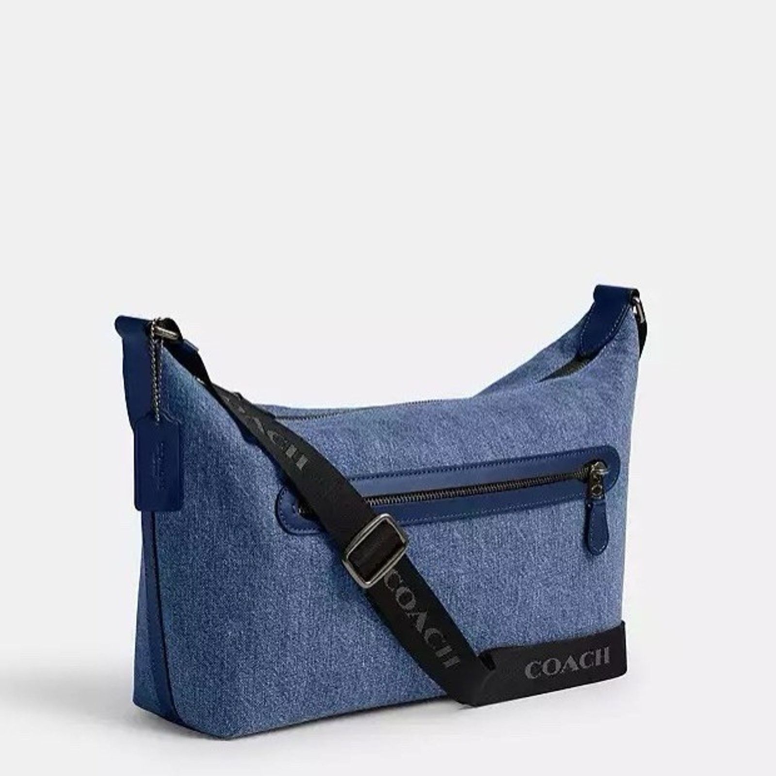 Coach NWT COACH Finn Crossbody Bag CBI75 Qb/Denim/Deep Blue Size ONE SIZE - 9 Thumbnail