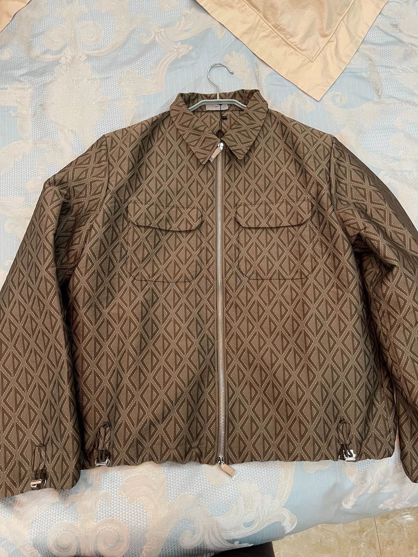 Dior DIOR Diamond Series Full Logo Embroidered CD Jkt 52 Size US L / EU 52-54 / 3 - 2 Thumbnail