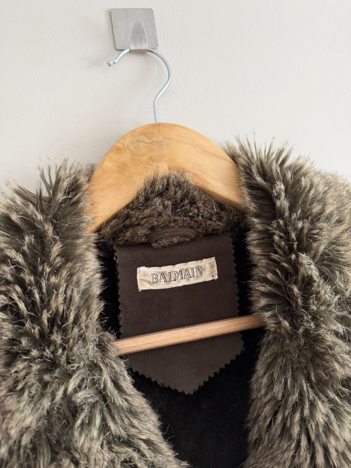 Balmain Vintage Penny Lane Balmain Long Shearling Coat Brown Size S / US 4 / IT 40 - 5 Thumbnail