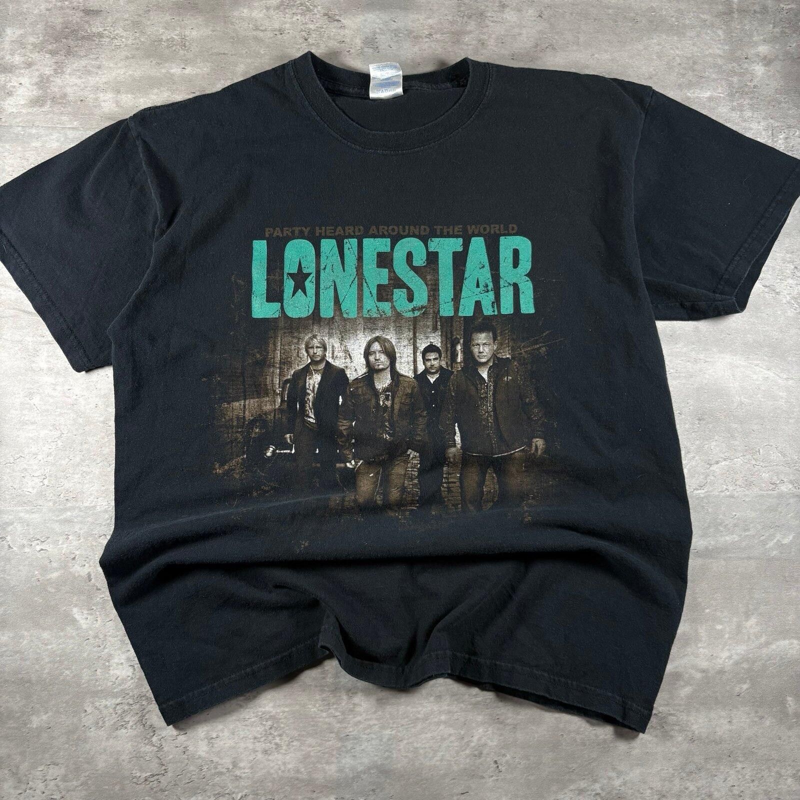 Gildan Vintage Lonestar band tour Tee Size US L / EU 52-54 / 3 - 1 Thumbnail