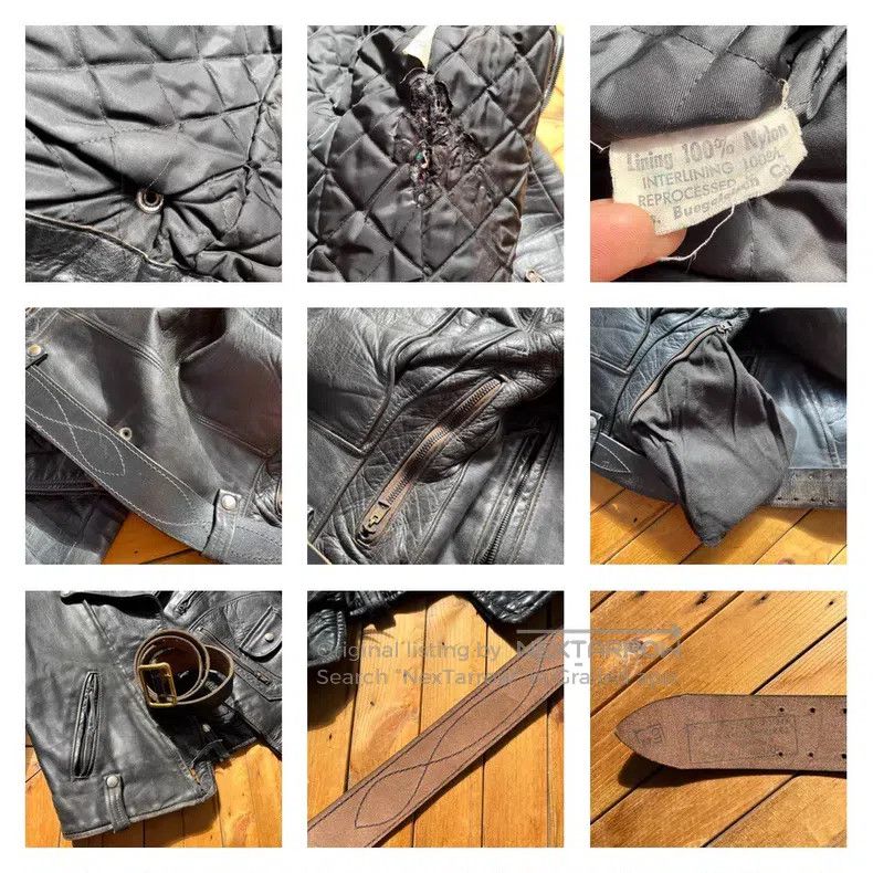 Buco Buco J-24 first year horseskin leather suit Size US L / EU 52-54 / 3 - 9 Thumbnail