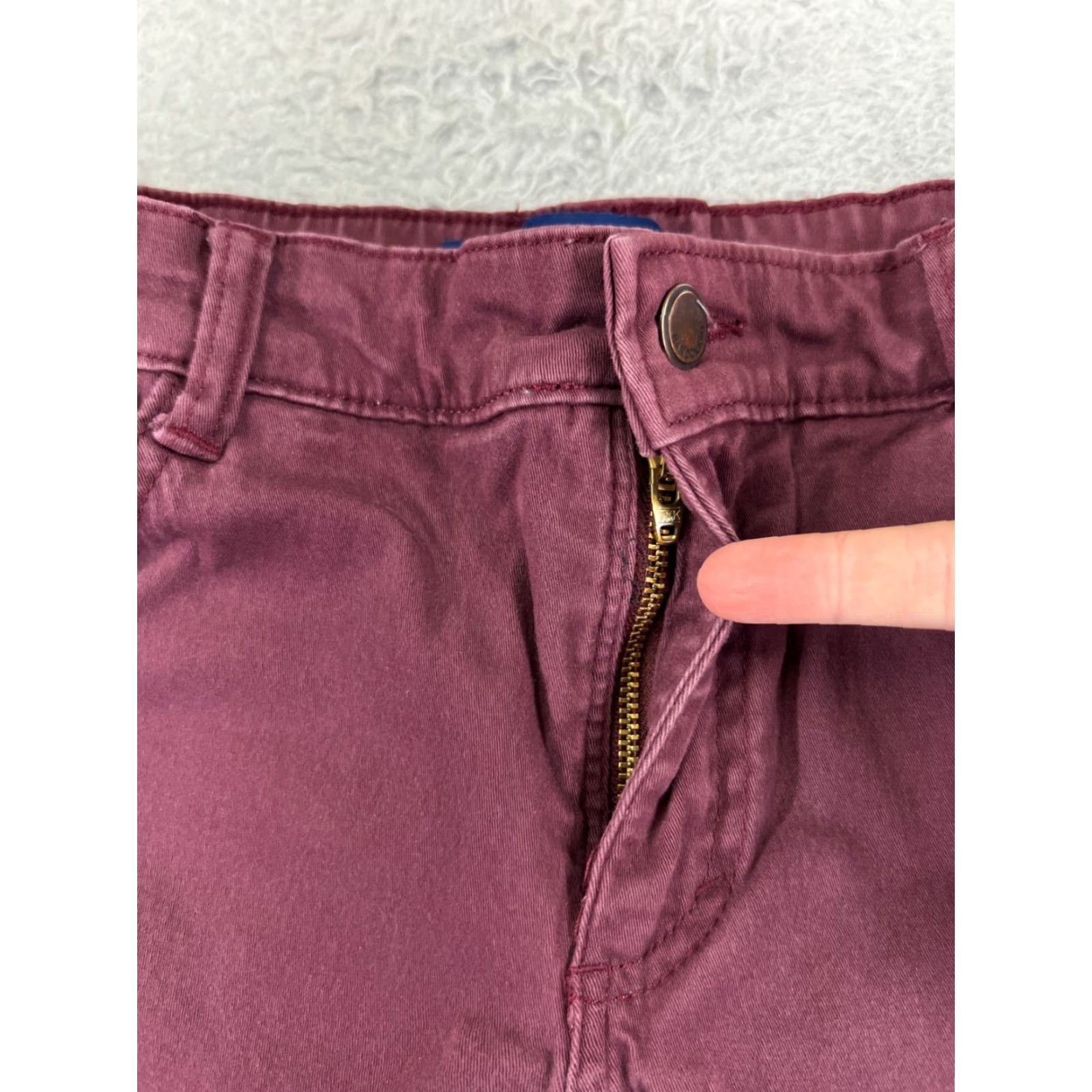 Vintage Bandolino Jeans Womens 6 Red Cotton Blend Regular Straight 26x28 5-Pocket Design Mid Rise Denim Vintage No Size 28" / US 6 / IT 42 - 5 Thumbnail