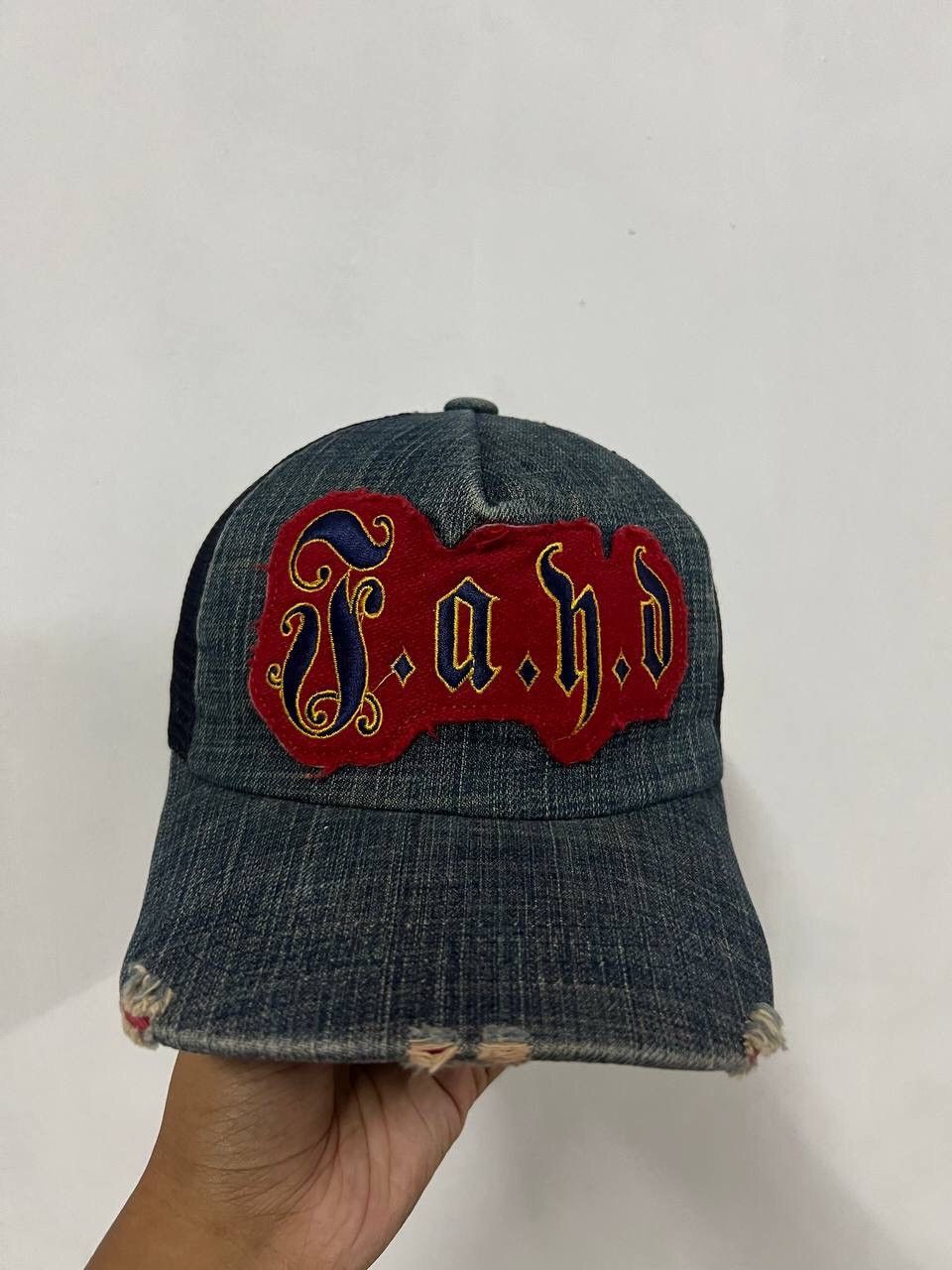 Hat Club Fahu Distressed Trucker Hat Size ONE SIZE - 3 Thumbnail