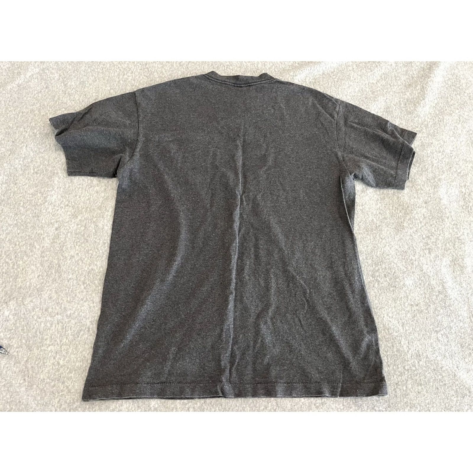 Vintage VINTAGE Stussy Gray Tee Shirt Mens Short Sleeve T-Shirt Size M Rock'em Sock'em Made in USA Gray Shirt Mens Regular Size M Size US M / EU 48-50 / 2 - 6 Thumbnail