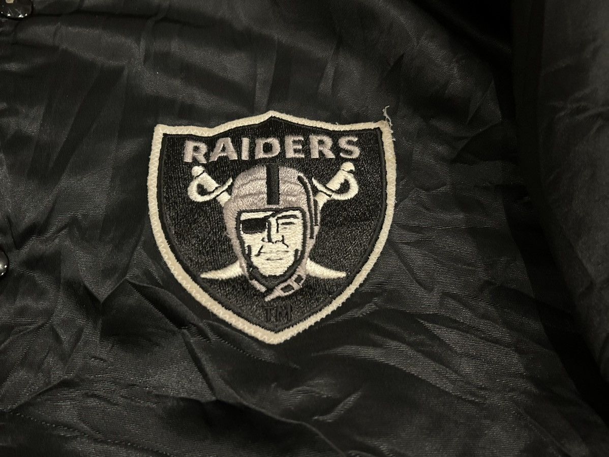 NFL × Starter × Vintage *VINTAGE 80s* Starter X Oakland Raiders - Reversible Jacket Size US XL / EU 56 / 4 - 2 Thumbnail