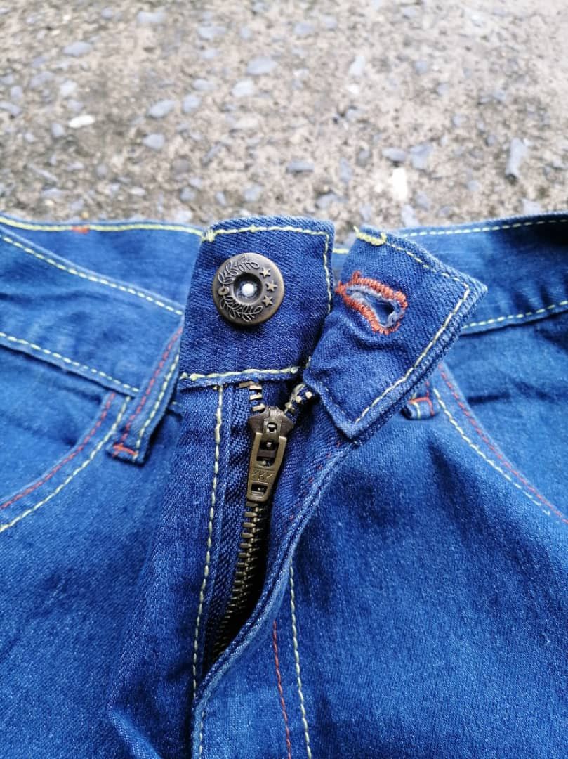 Designer Open Arms Nice Design Denim Jeans Size US 30 / EU 46 - 3 Thumbnail