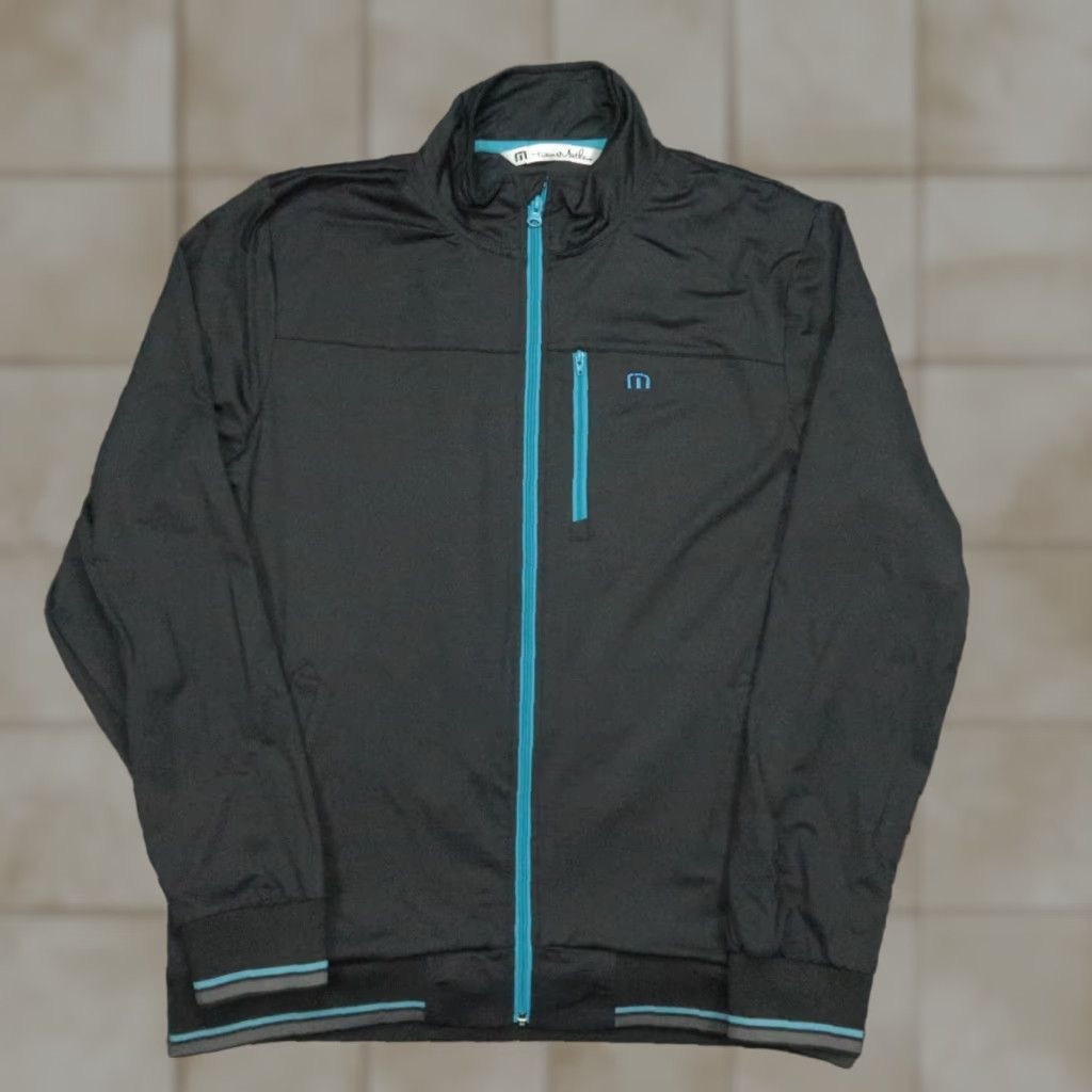 TravisMathew Travis Mathew Jacket Men L Black Track Full Zip Golf Gleneagles Country Club Size US L / EU 52-54 / 3 - 1 Thumbnail
