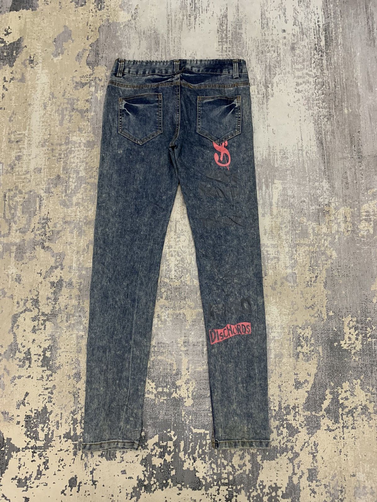 Hysteric Glamour × If Six Was Nine × Seditionaries Seditionaries Acid Wash Jeans Punk Style Jeans 27x29.5 Size 27" / US 4 / IT 40 - 9 Thumbnail