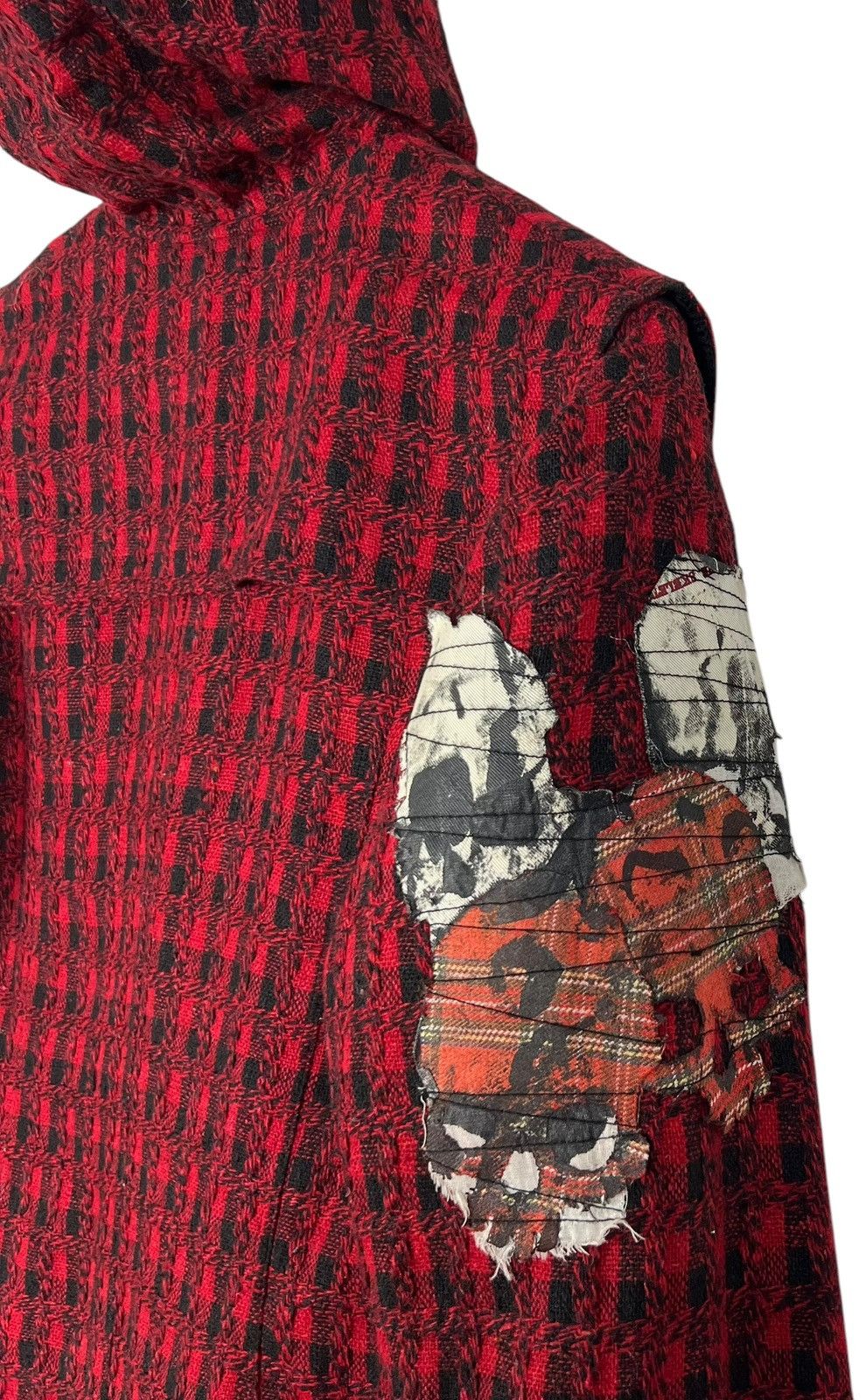 Japanese Brand VINTAGE H.NAOTO PUNK ANARCHY WOOL COFFIN JACKET Size US L / EU 52-54 / 3 - 9 Thumbnail