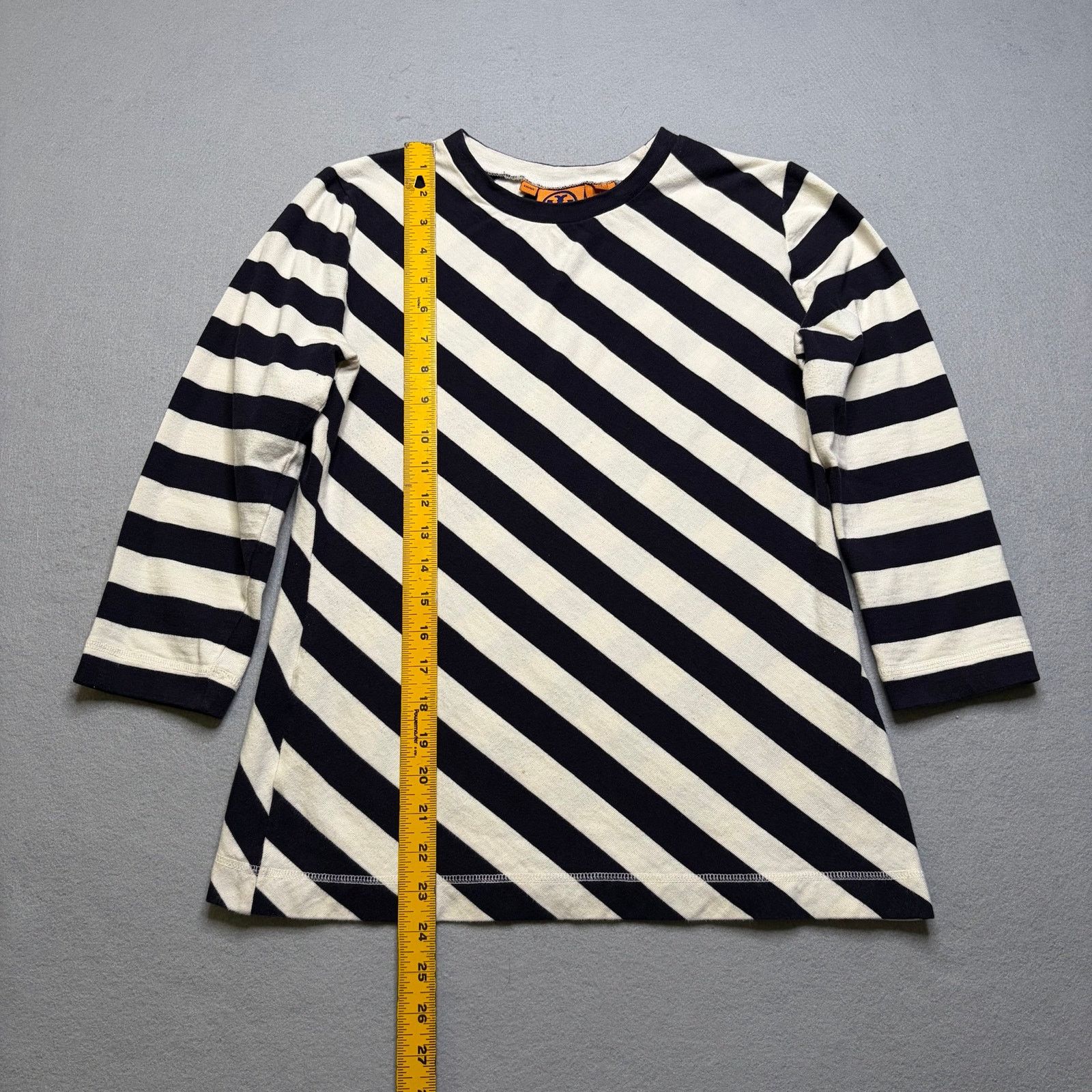 Tory Burch Tory Burch Women’s Medium Navy White Striped Tunic Top Size M / US 6-8 / IT 42-44 - 4 Thumbnail