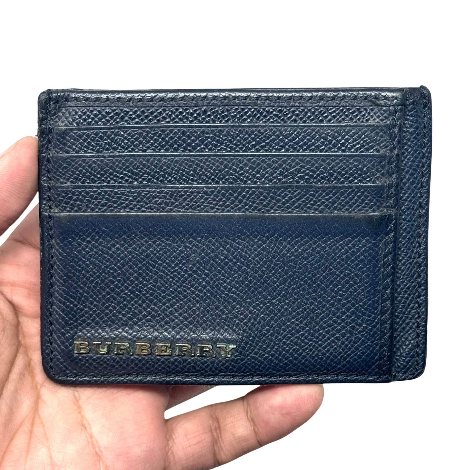 Burberry Burberry Navy Cardholder Wallet Size ONE SIZE - 8 Thumbnail