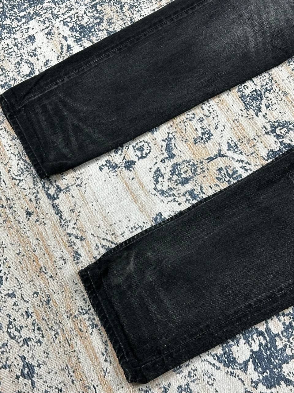 Allsaints Allsaints Dark Denim Iggy Fit Black Jeans Pants Faded Size US 34 / EU 50 - 5 Thumbnail