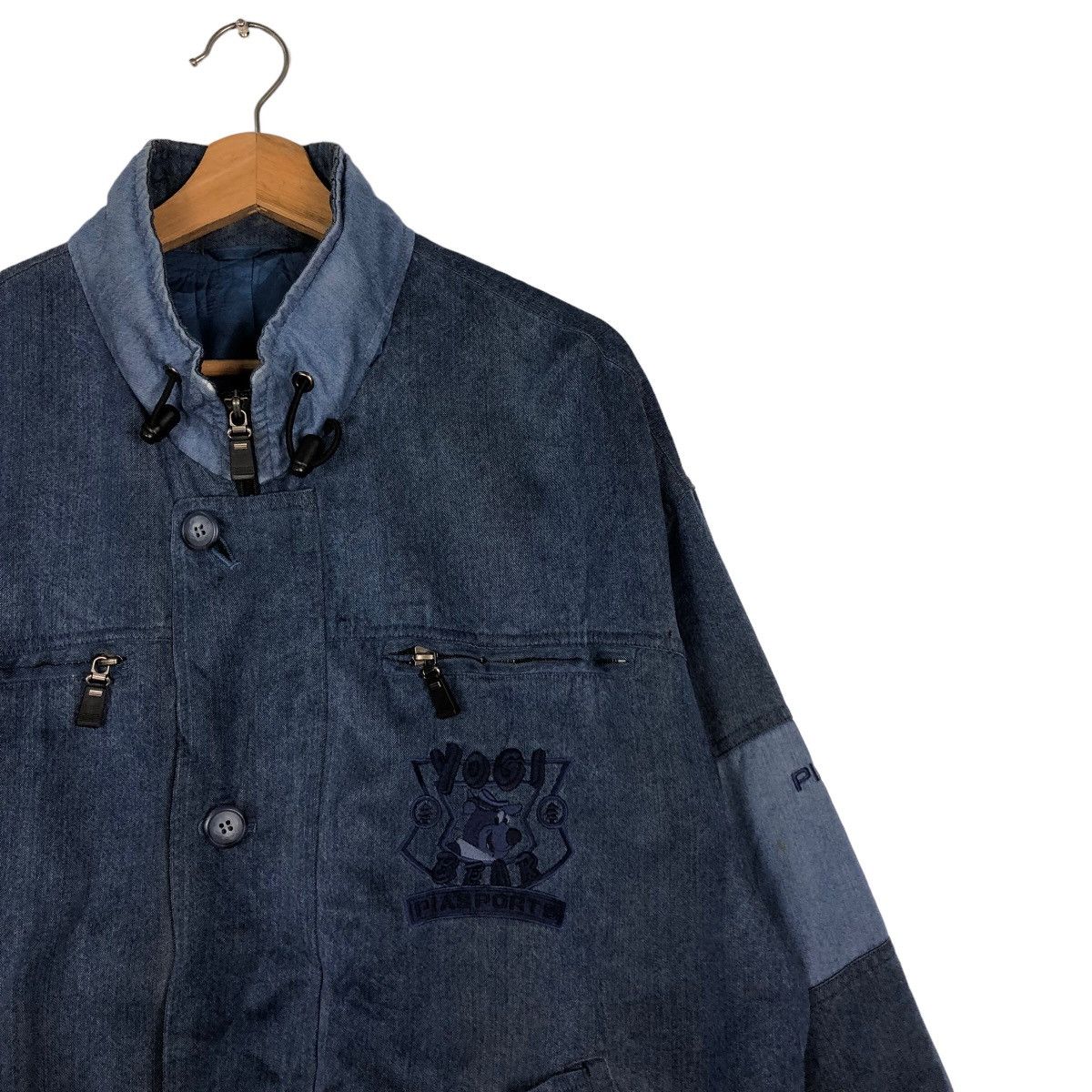 Japanese Brand 🔥Vintage Bomber Jacket Pia Sports Big Logo Issey Miyake Size US M / EU 48-50 / 2 - 6 Thumbnail