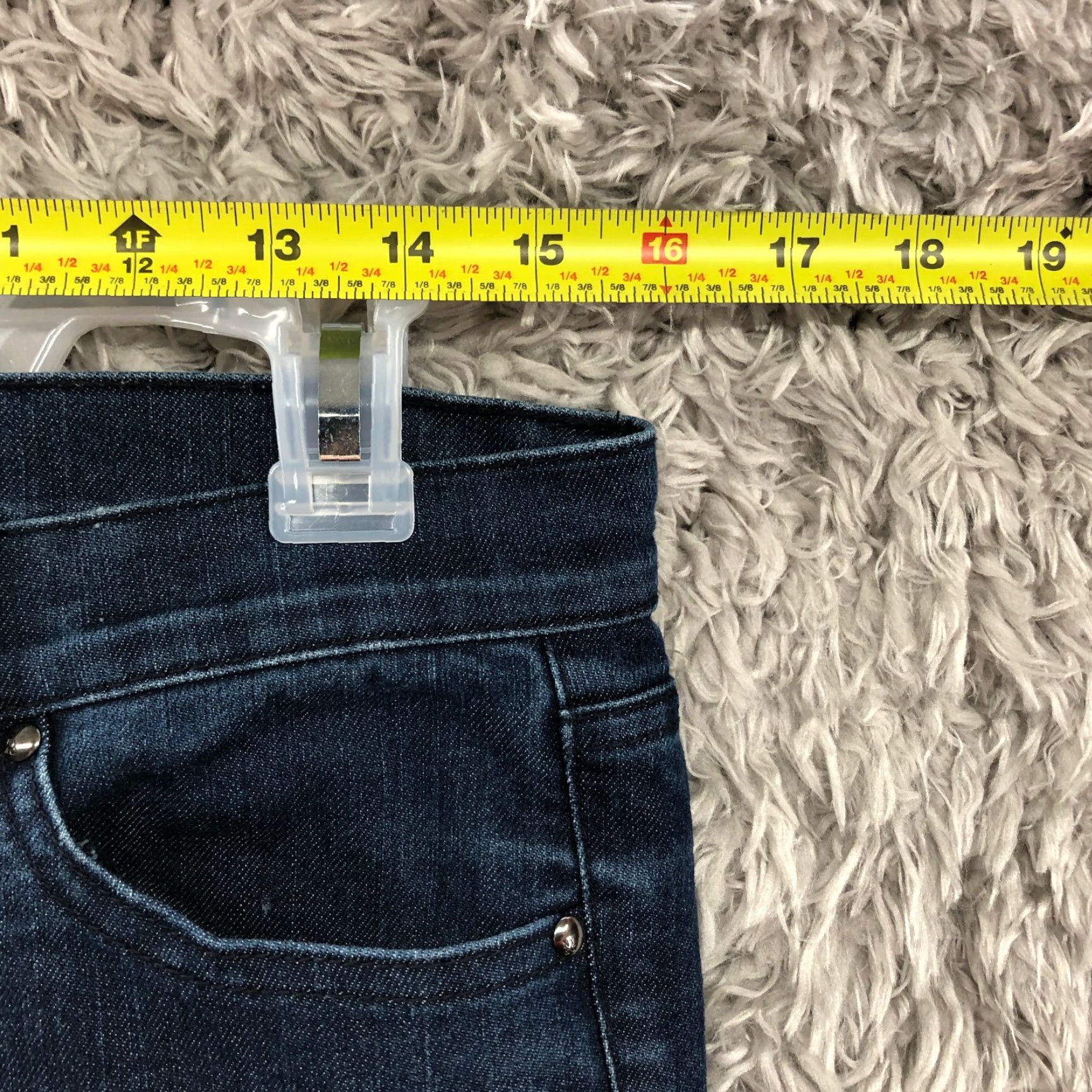Sea New York NY & Co. Low Rise Skinny Crop Jeans Size 8 Womens Dark Wash Blue Denim Size 30" / US 8 / IT 44 - 2 Thumbnail