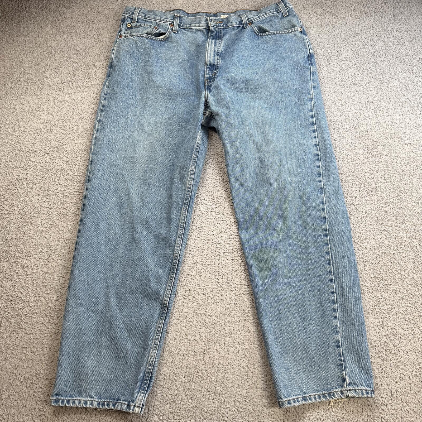 Levi's Levis 550 Relaxed Fit Jeans 42x30 Light Wash Denim Y2K Mens Size US 42 / EU 58 - 1 Thumbnail
