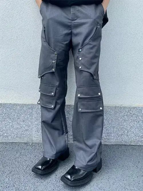 Designer × Vintage function utility flared cargo pants Size US 31 - 2 Thumbnail