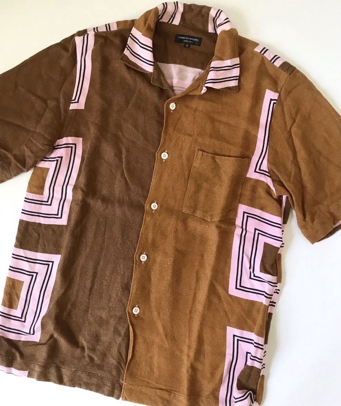 Comme des Garcons Cdg homme plus AD2004 abstract plaid camp shirt Size US S / EU 44-46 / 1 - 3 Thumbnail