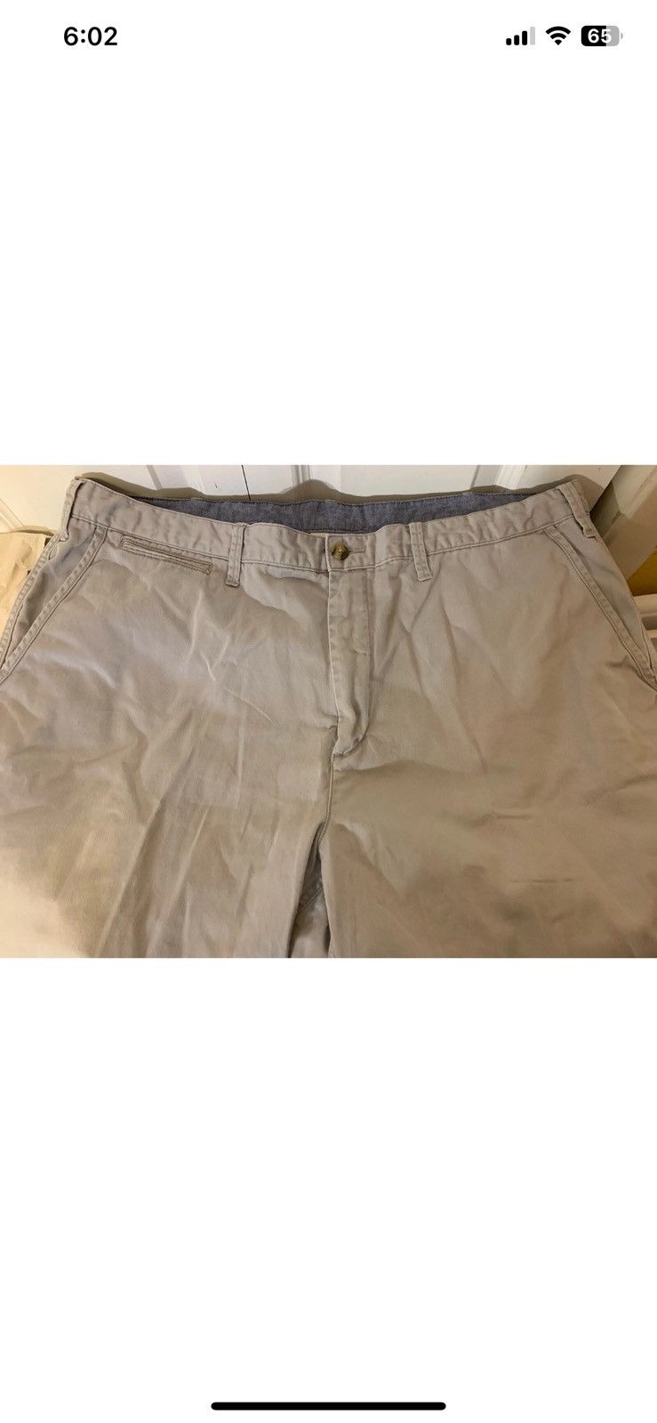 Polo Ralph Lauren Polo Ralph Lauren mens sz 42T gray flat front shorts Size US 42 / EU 58 - 3 Thumbnail