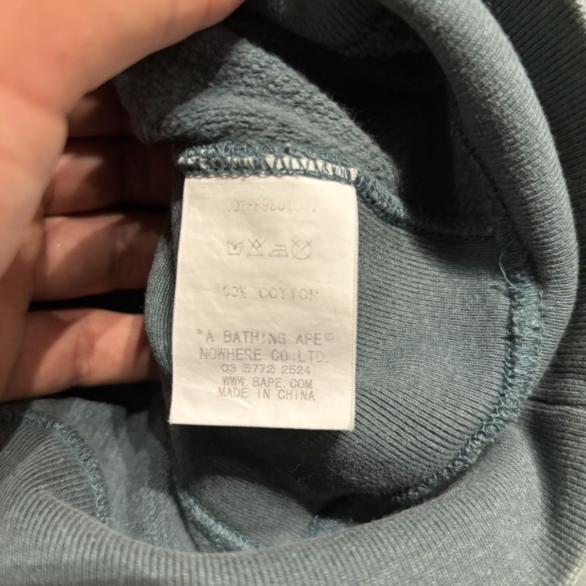 Bape Bape “Cursive Ape” Hoodie Size US M / EU 48-50 / 2 - 6 Thumbnail