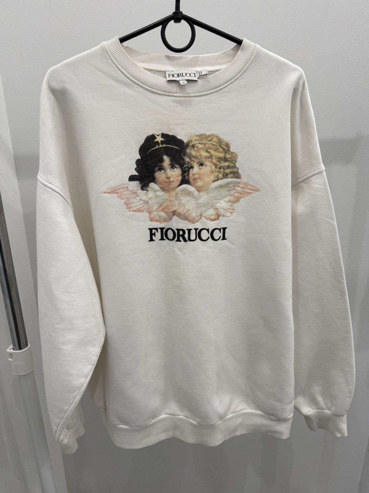 Fiorucci Fiorucci Vintage Angels Graphic Crew Sweatshirt Size US M / EU 48-50 / 2 - 1 Thumbnail