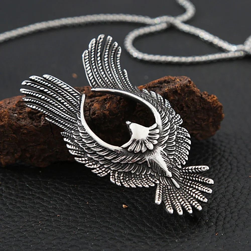 Other Vintage Stainless Steel Eagle Pendant Necklace Size ONE SIZE - 3 Thumbnail