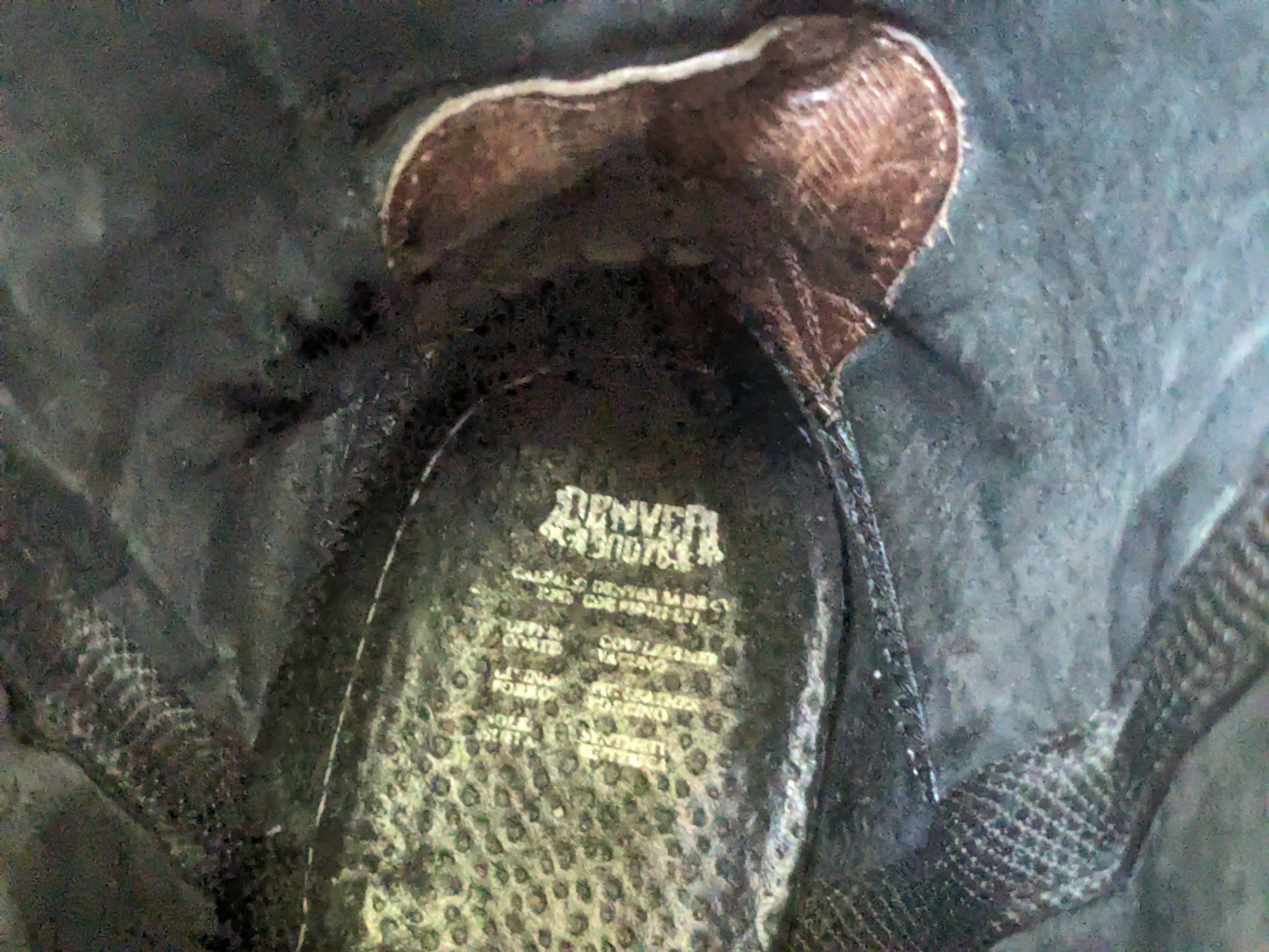Genuine Leather Denver Cowboy Boots Brown Leather Black 11 Square Toe Rubber Size US 11 / EU 44 - 6 Thumbnail